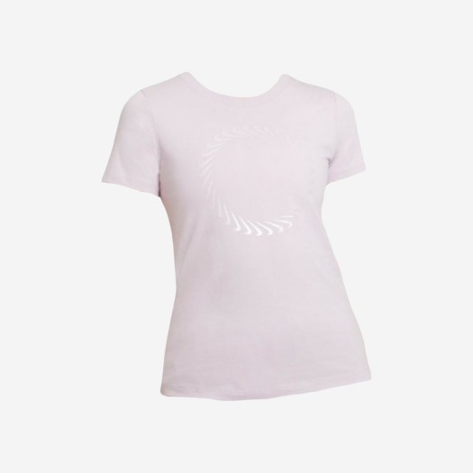 (W) 나이키 NSW 아이콘 클래쉬 숏슬리브 티셔츠 아이스드 아일락 - US/EU