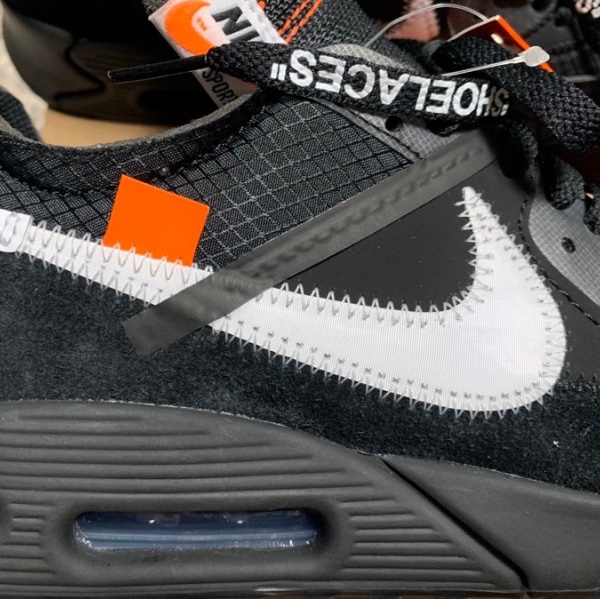 Nike x Off-White Air Max 90 V2 Black White 착용 스타일