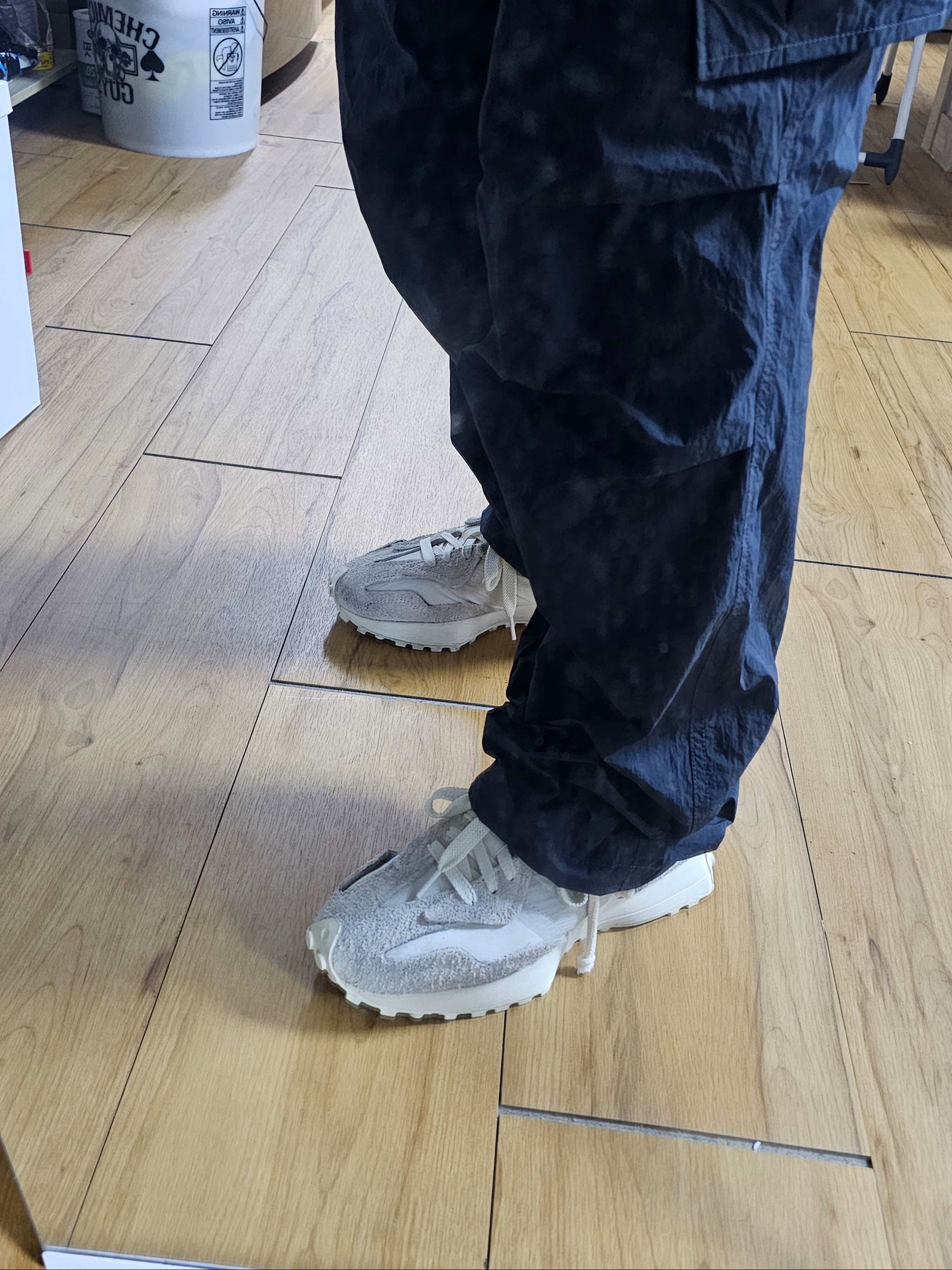 New Balance 327 Sea Salt 착용 스타일 - 2