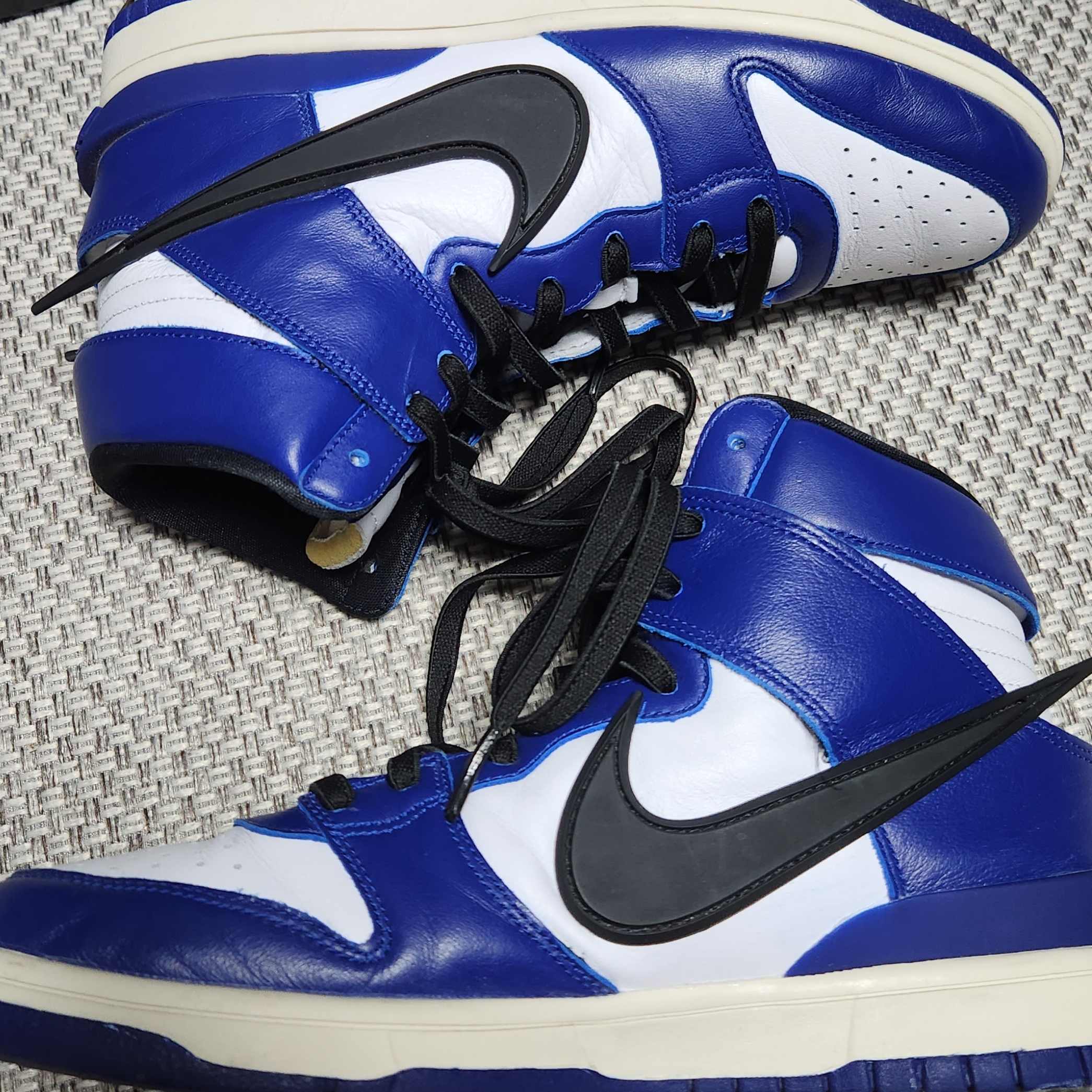 Nike x Ambush Dunk High Deep Royal Blue 착용 스타일