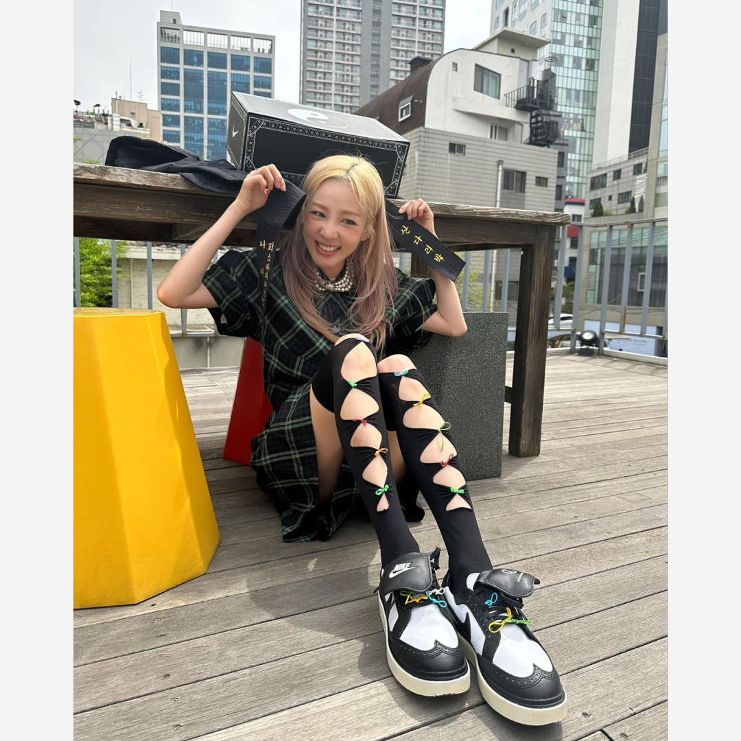 Nike x Peaceminusone Kwondo1 Black and White, Nike x Peaceminusone 2+1 Jacket Black (DR0100-010) 착용 스타일 - 2