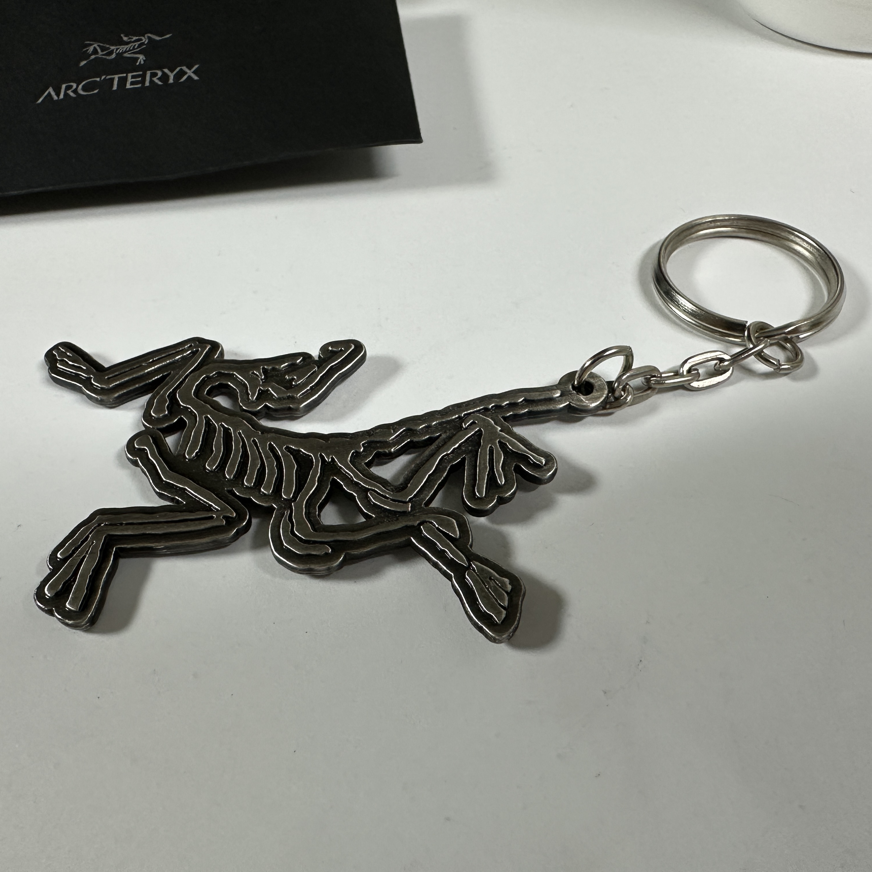 Arc'teryx Keyring Metal 착용 스타일