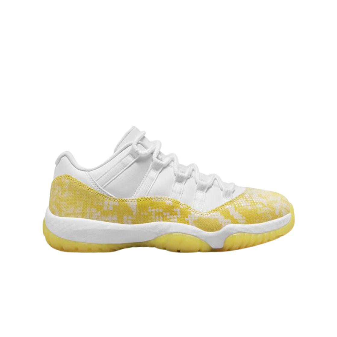 (W) 조던 11 레트로 로우 옐로우 스네이크스킨((W) Jordan 11 Retro Low Yellow Snakeskin)
