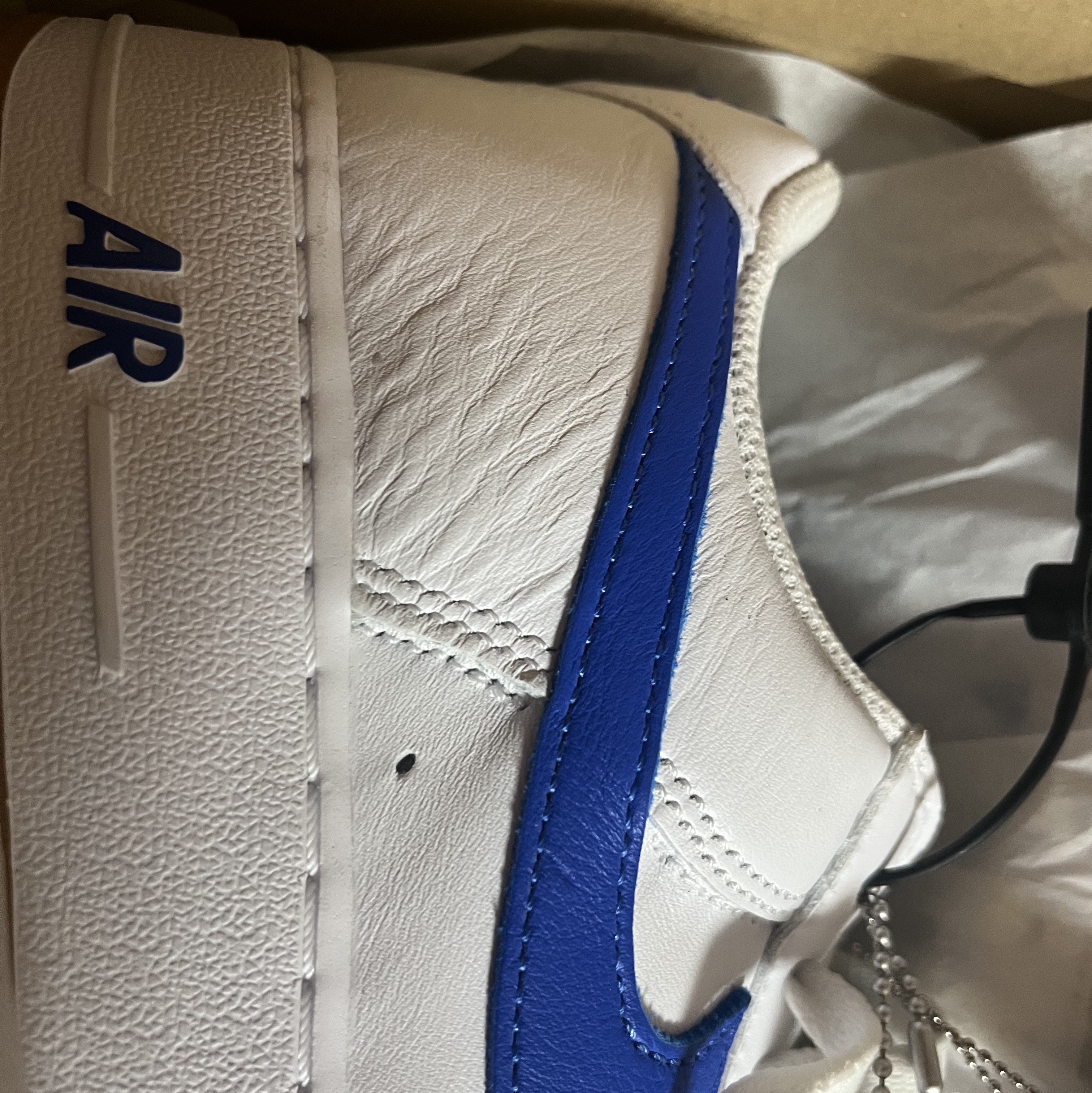 Nike Air Force 1 Low Retro Color of the Month Varsity Royal 착용 스타일 - 2