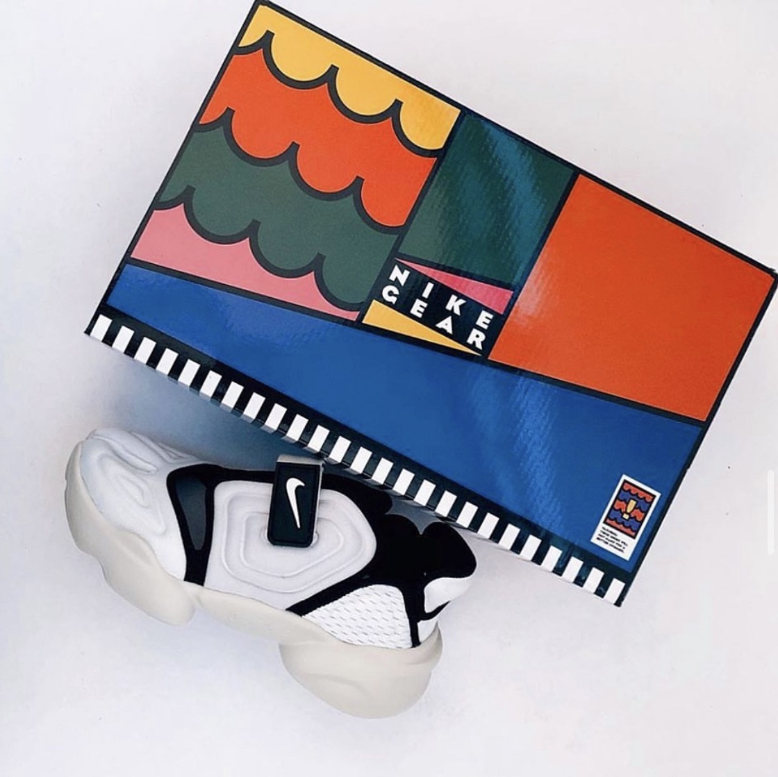 (W) Nike Aqua Rift Summit White 착용 스타일