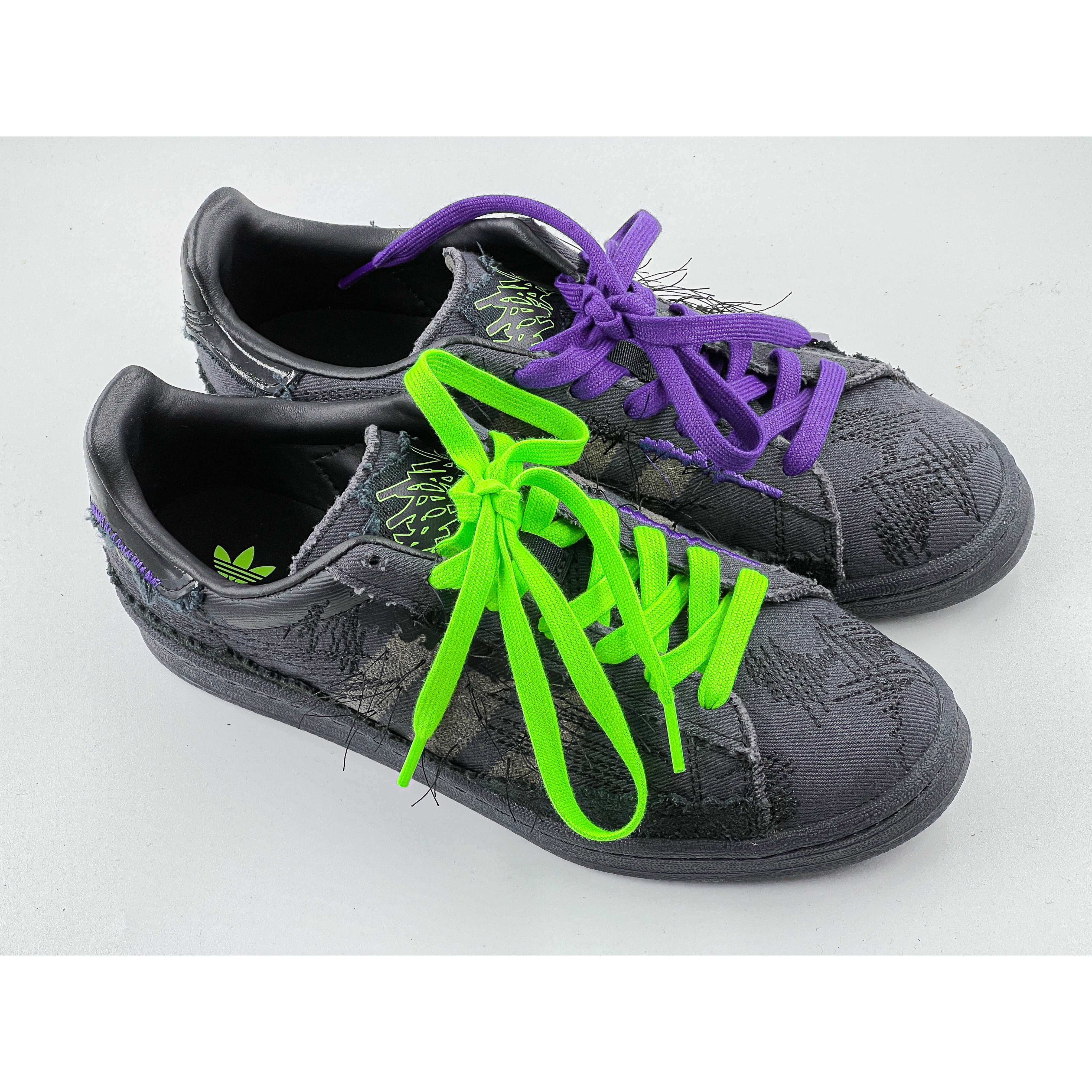 Adidas x Youth of Paris Campus 80s Core Black 착용 스타일 - 3