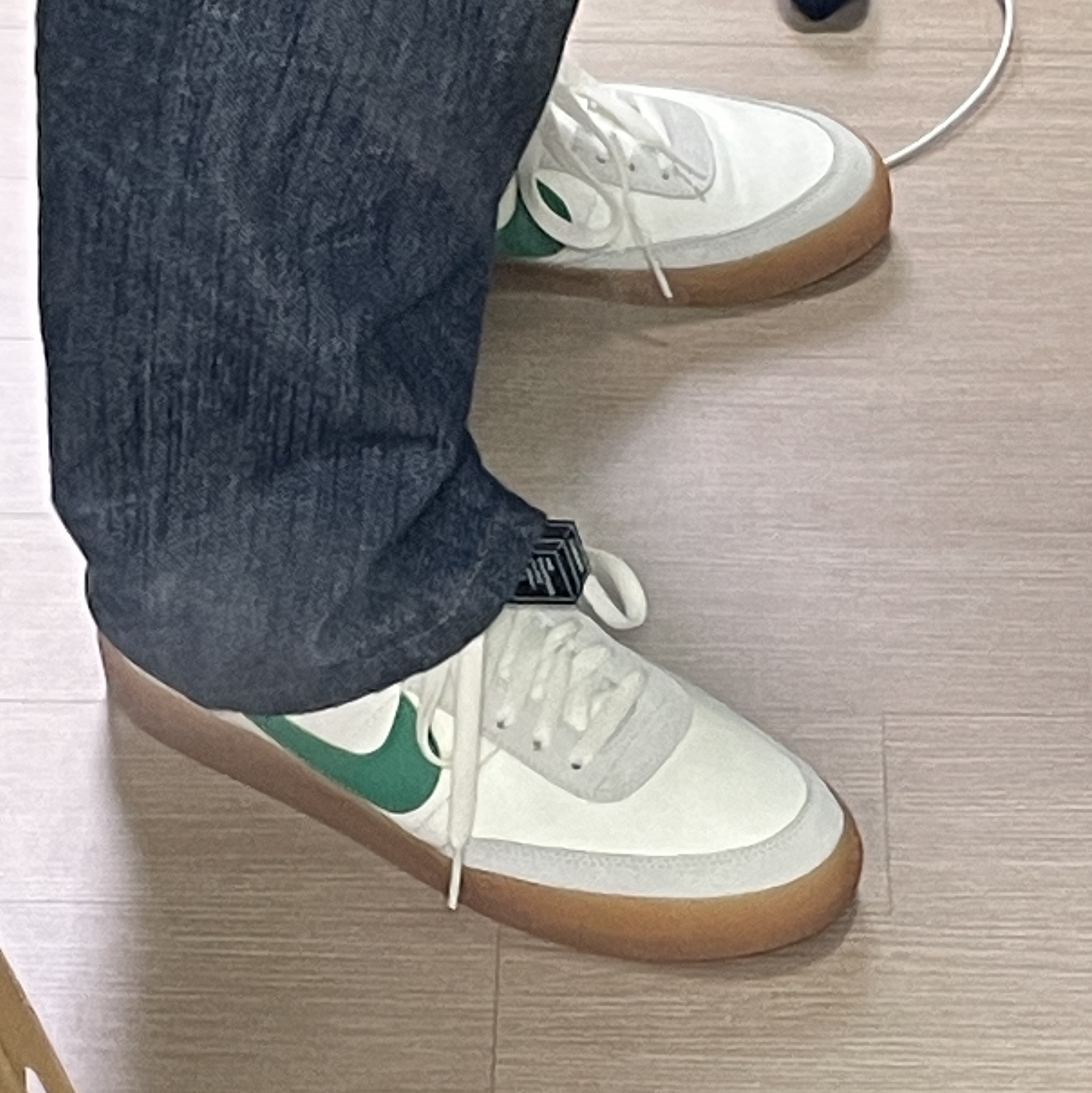 Nike x J.Crew Killshot 2 Lucid Green 착용 스타일