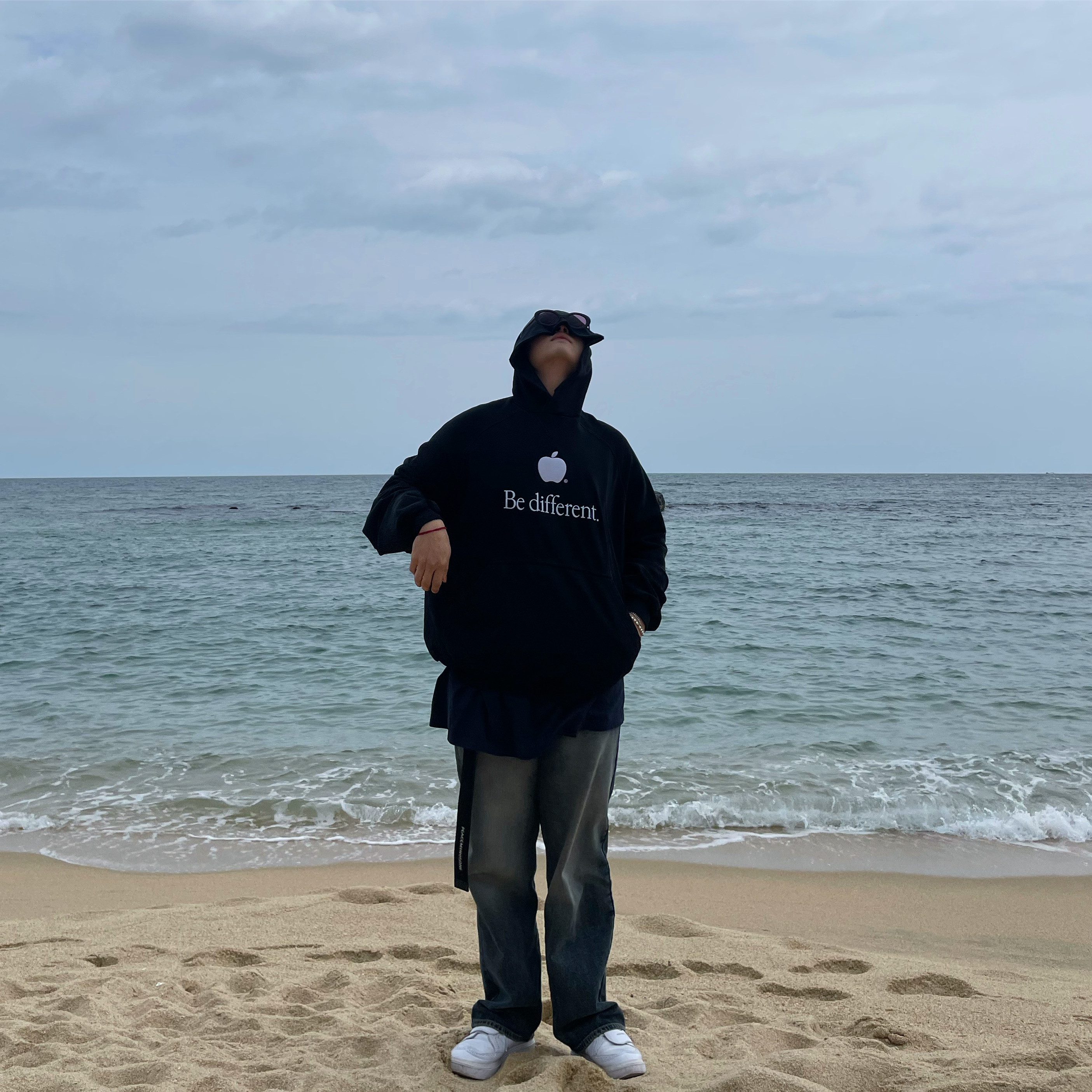 Nike x Peaceminusone Kwondo1 White 착용 스타일
