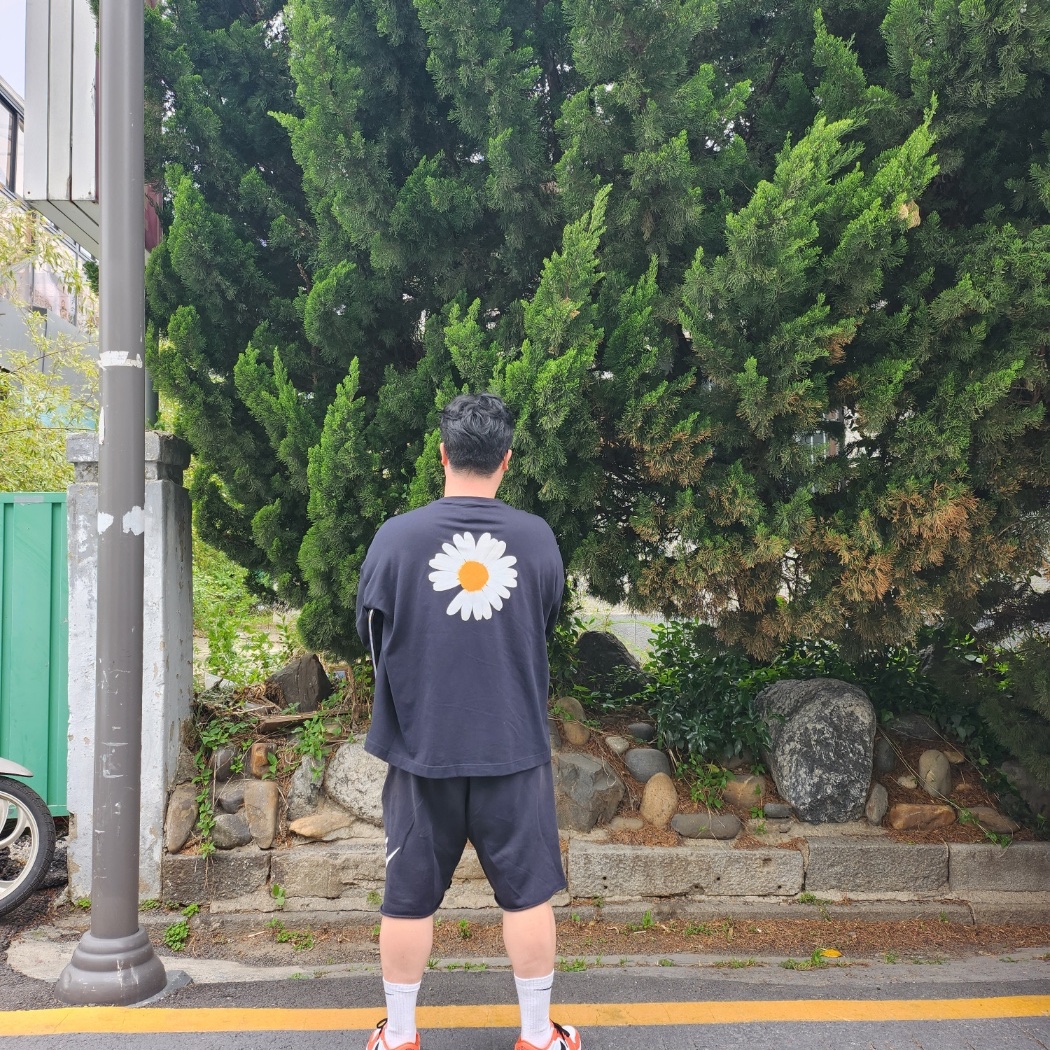 Nike x Peaceminusone LS T-Shirt Black (DR0098-010) 착용 스타일