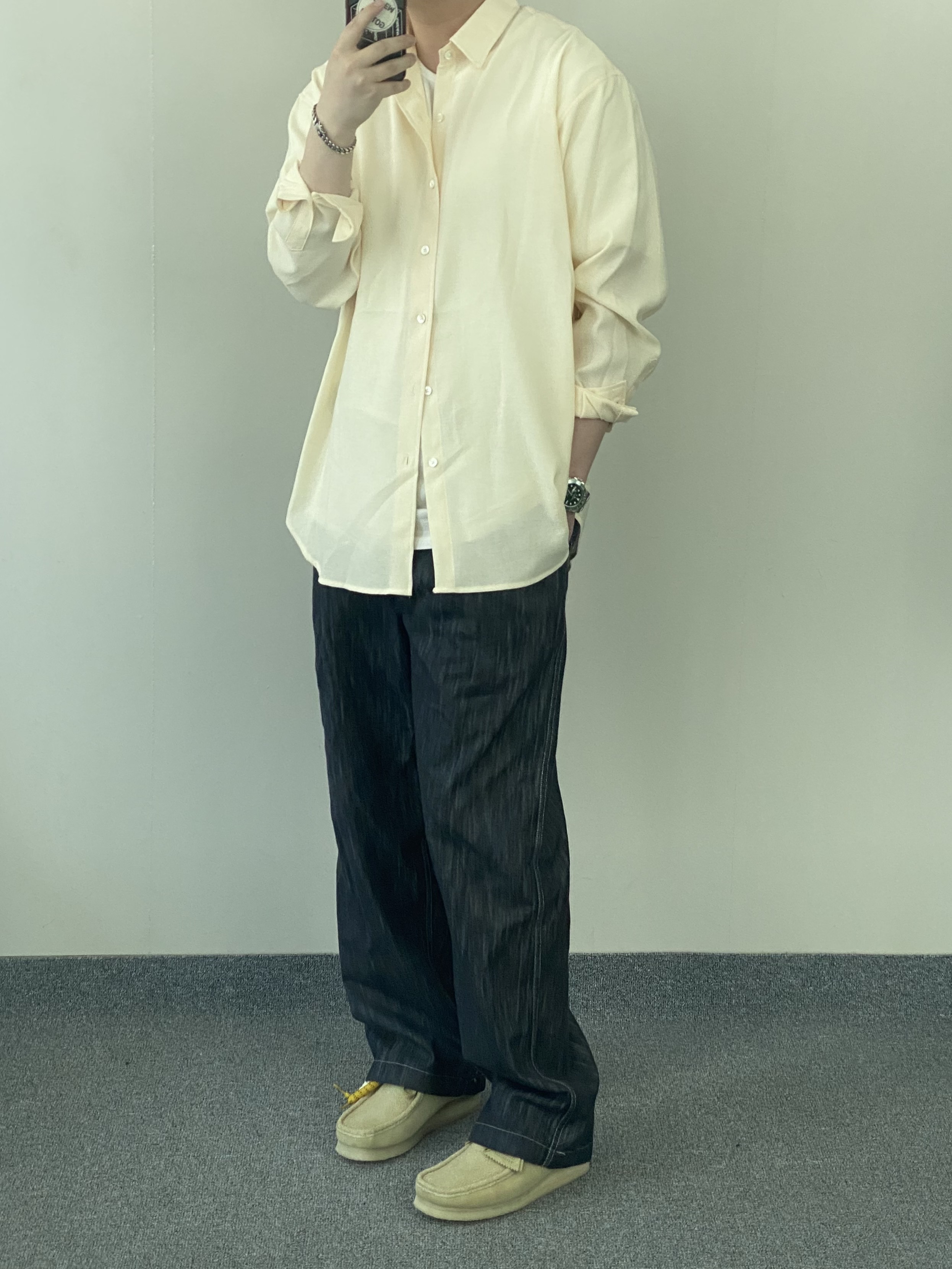 Clarks x Thisisneverthat Wallabee Maple 착용 스타일