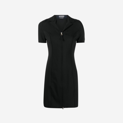 (W) 자크뮈스 텐젤로 미니 테니스 드레스 블랙