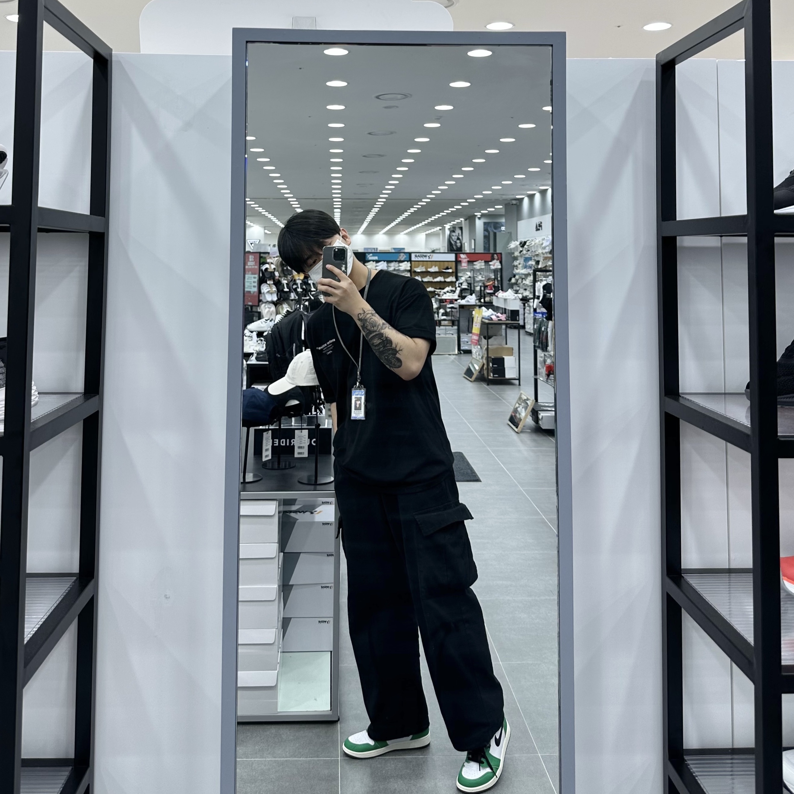 (W) Jordan 1 Retro High OG Lucky Green 착용 스타일