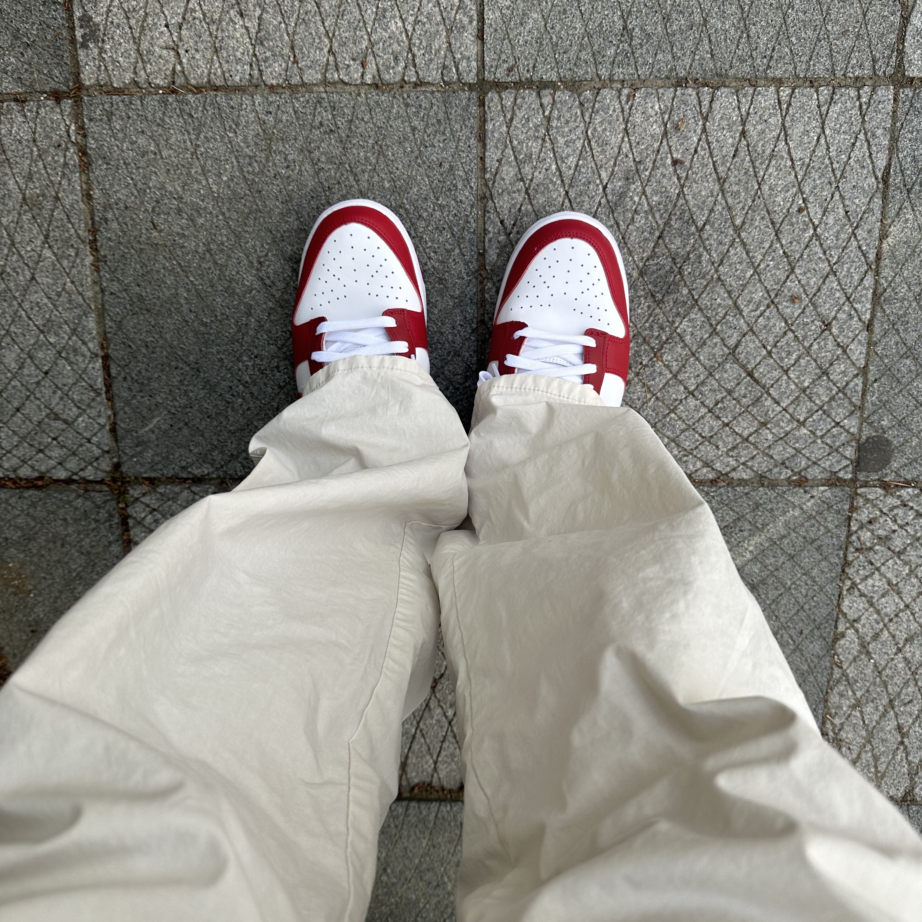 Nike Dunk Low Retro Gym Red 착용 스타일