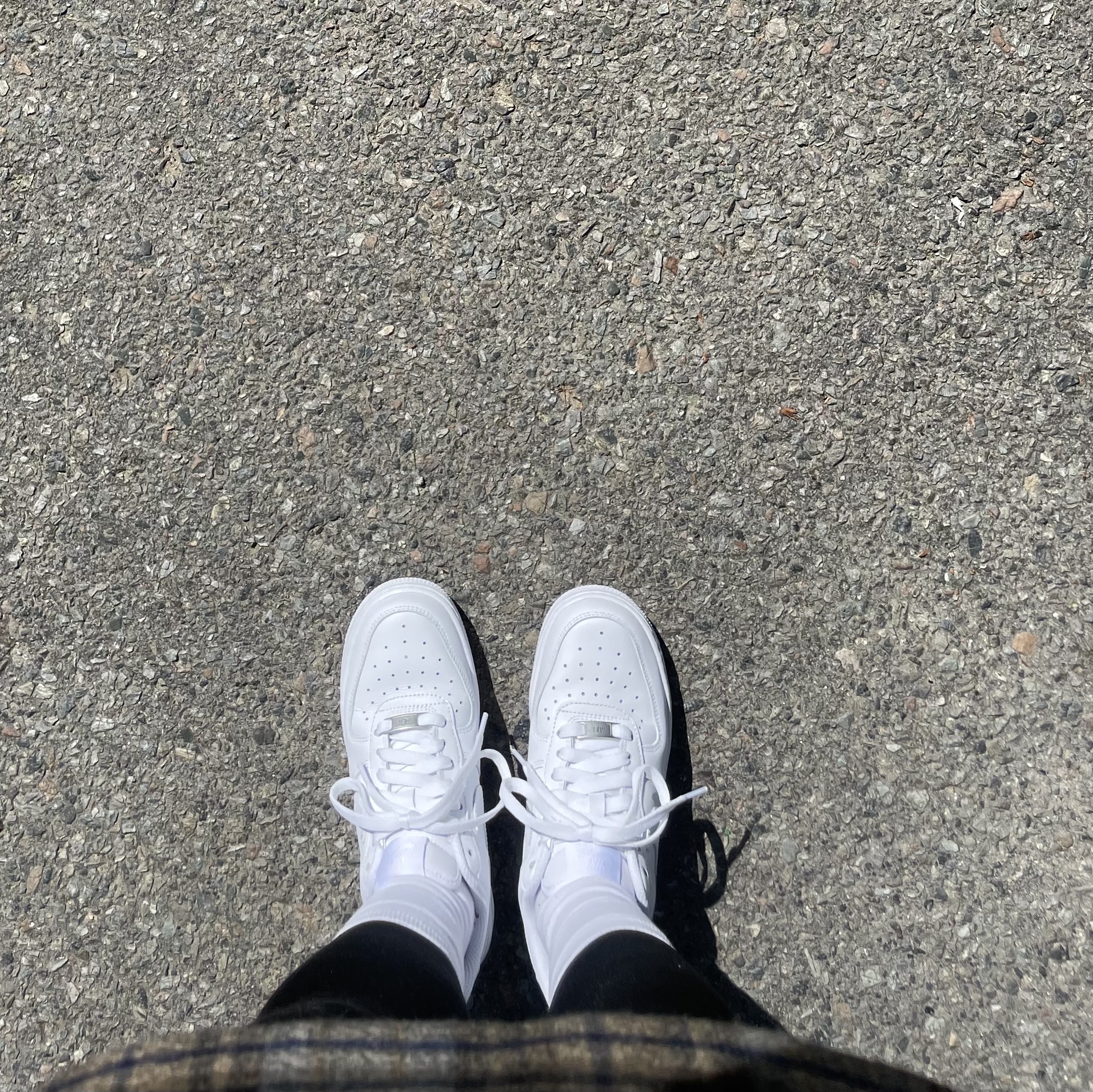 (W) Nike Air Force 1 '07 Low White 착용 스타일