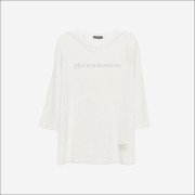 Peaceminusone Damaged Thermal #1 3/4 Sleeves Natural