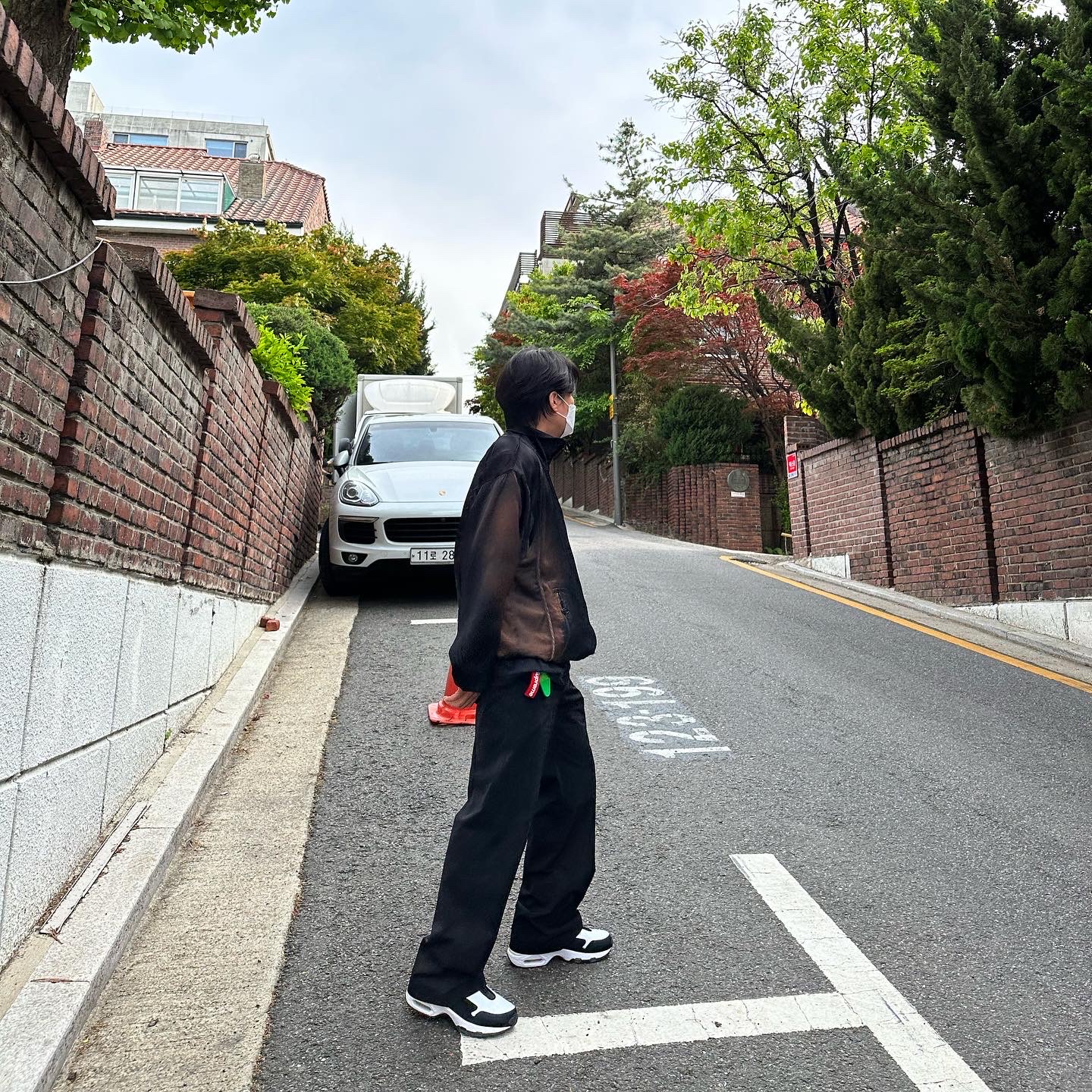 Nike x Comme des Garcons Homme Plus Air Max Sunder SP White Black 착용 스타일 - 1