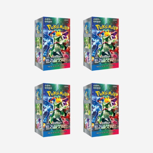 포켓몬 카드 게임 스칼렛 & 바이올렛 확장팩 트리플렛비트 4박스 (총 120팩)