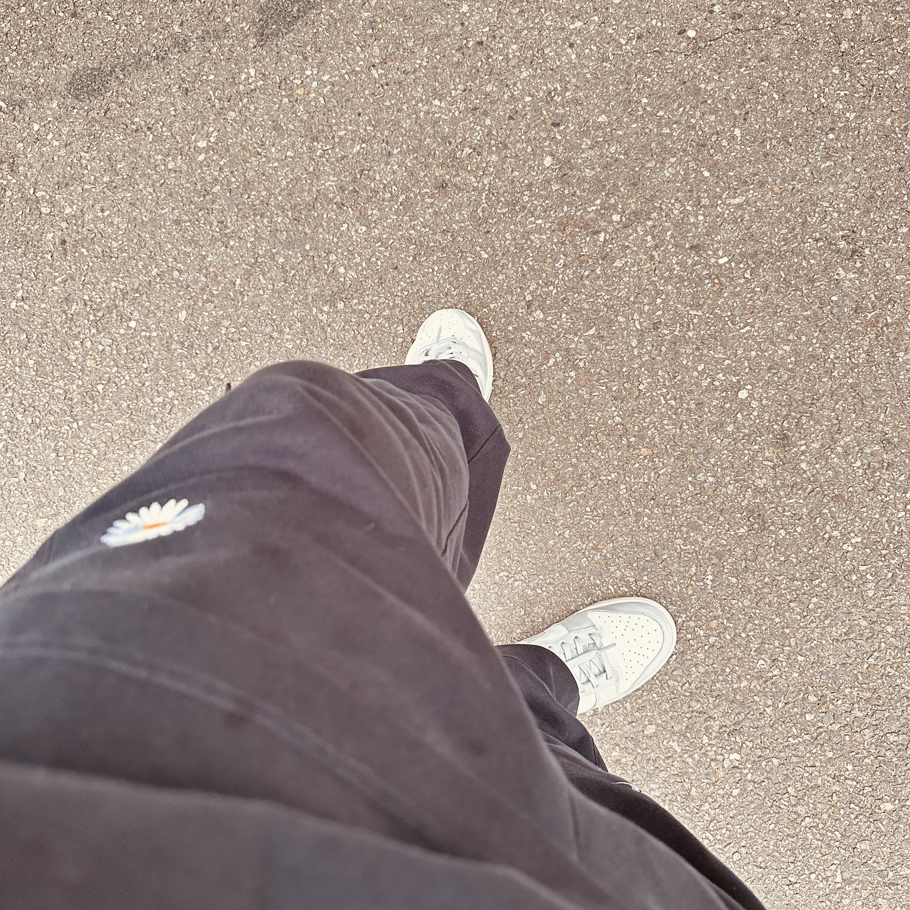 Nike Dunk Low Retro Grey Fog, Nike x Peaceminusone Wide Pants Black (DR0096-010) 착용 스타일
