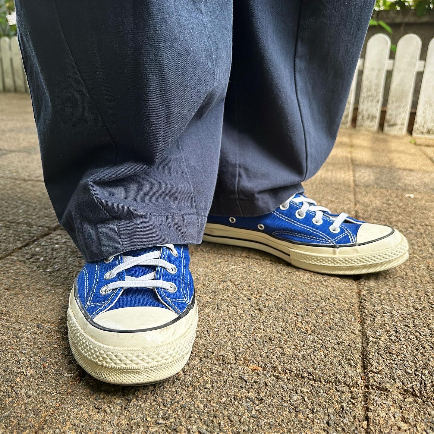 Converse Chuck 70 High Rush Blue 착용 스타일 - 2