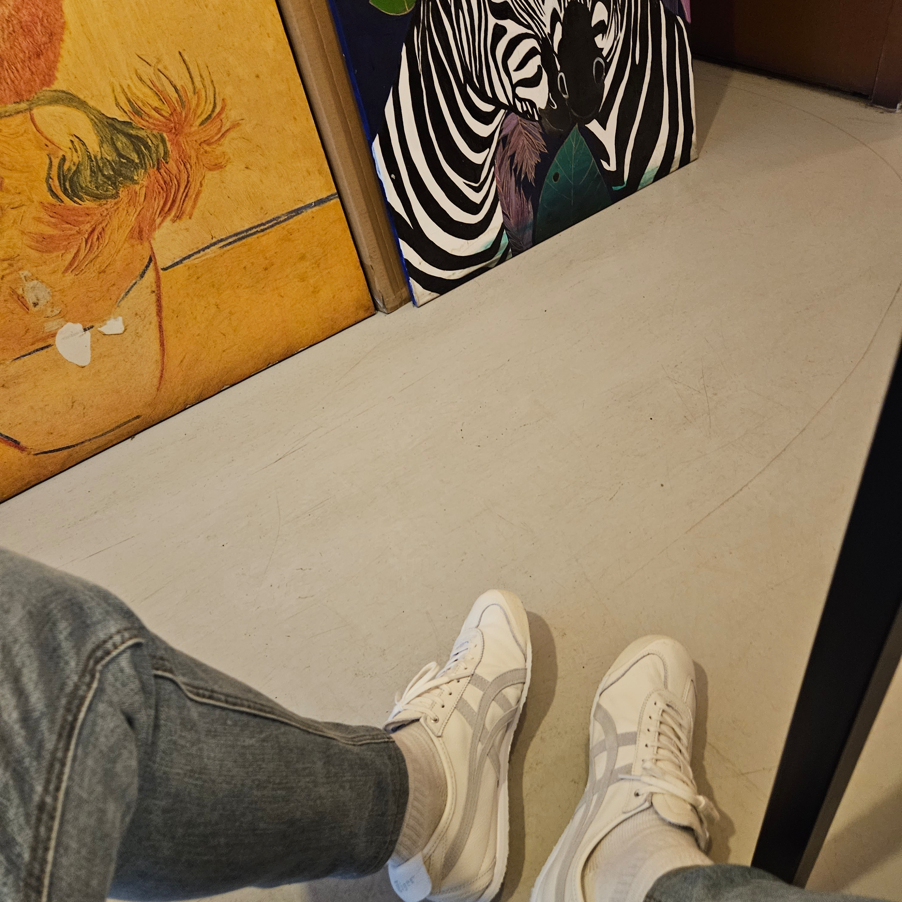 Onitsuka Tiger Mexico 66 White Light Sage 착용 스타일
