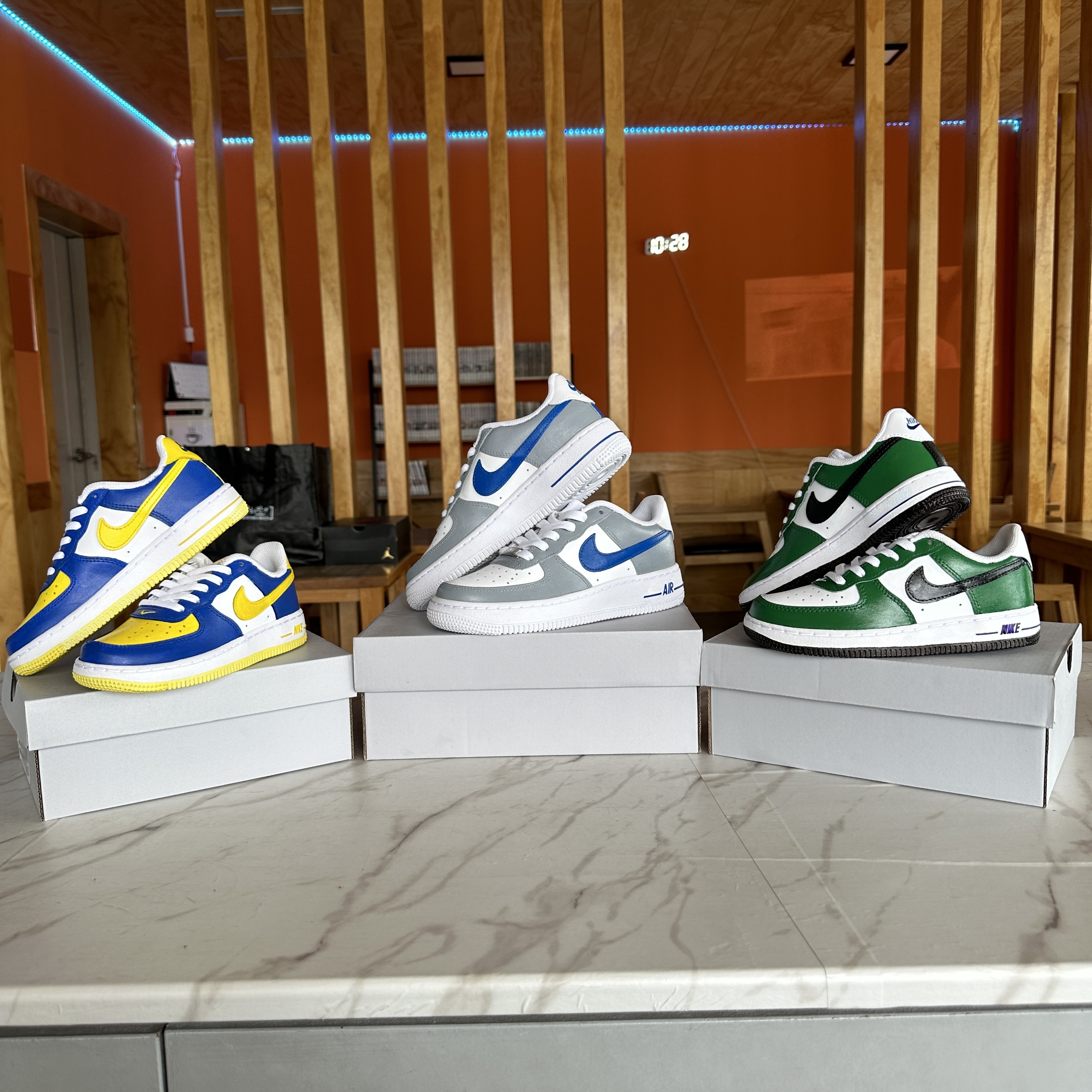 (W) Nike Air Force 1 '07 Low White, (GS) Nike Air Force 1 LE White 착용 스타일