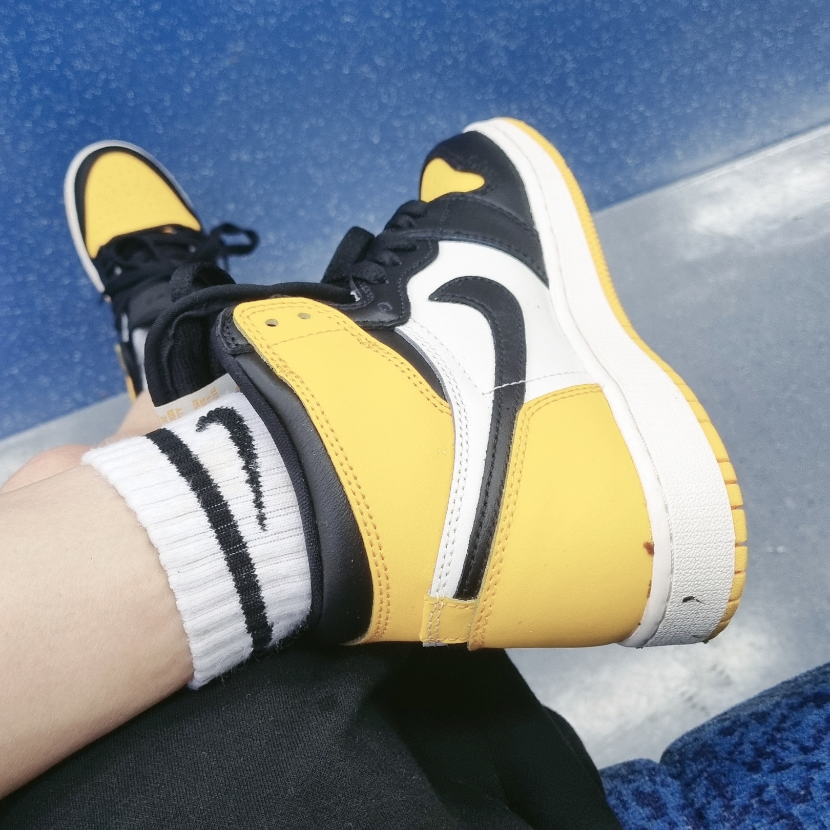 (GS) Jordan 1 Retro High OG Taxi 착용 스타일