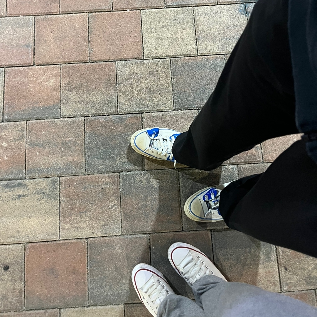 Converse x Ader Error Chuck 70 High White 착용 스타일