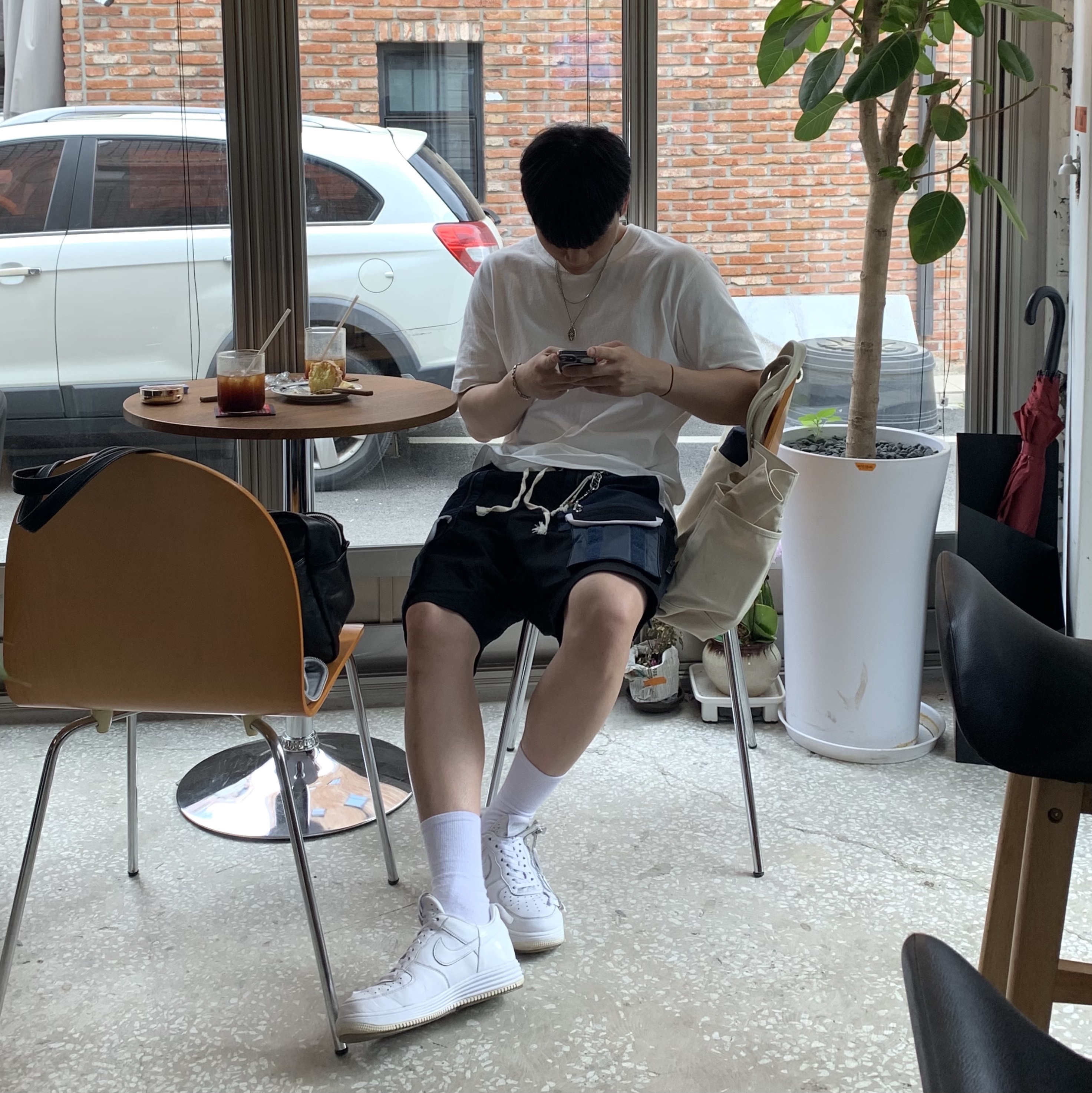 나이키 x 아크로님 루나 포스 1 SP AF100 착용 스타일 - 3