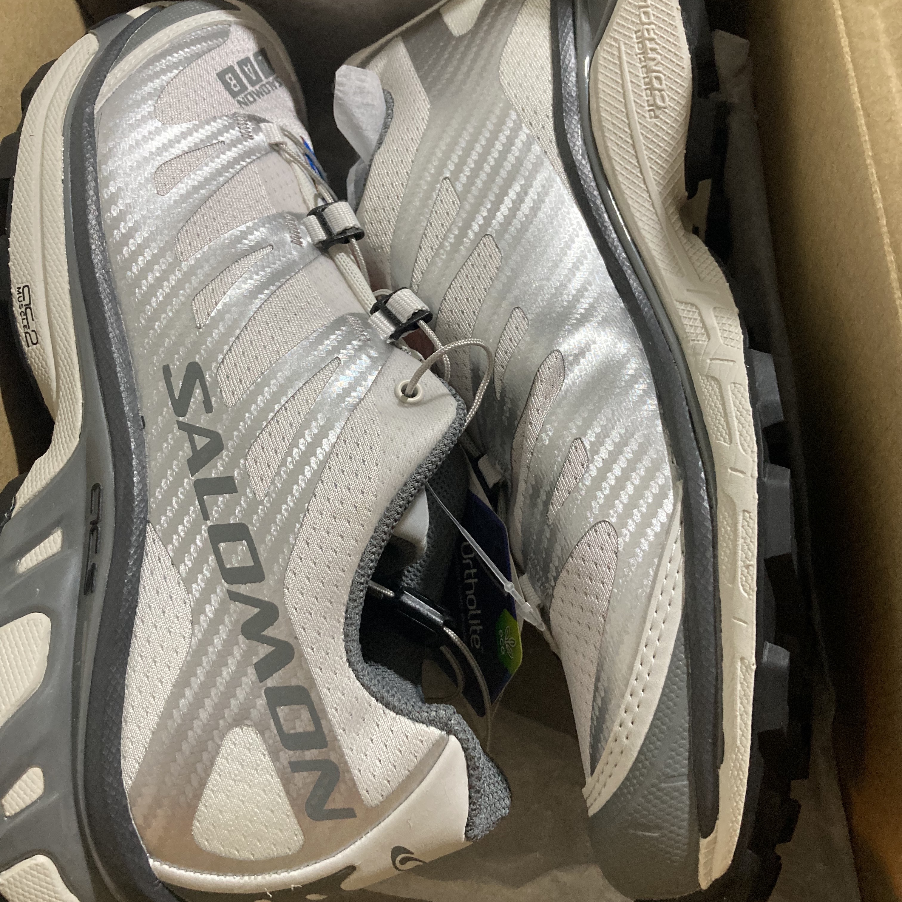 Salomon XT-4 ADV Silver Metallic X 착용 스타일 - 1