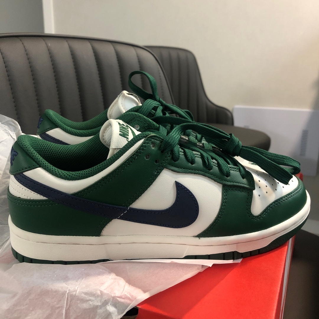 (W) Nike Dunk Low Gorge Green 착용 스타일