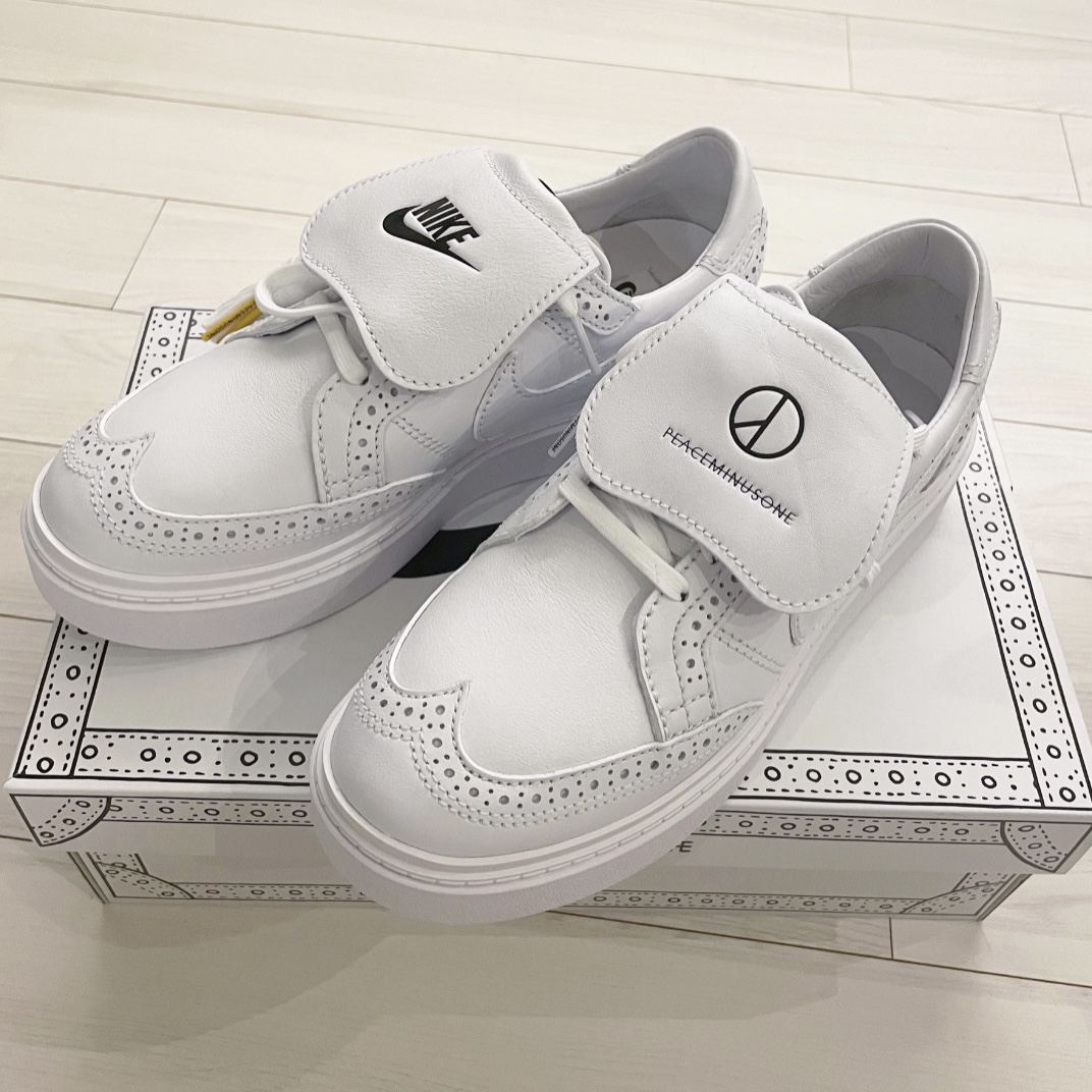 Nike x Peaceminusone Kwondo1 White 착용 스타일 - 2