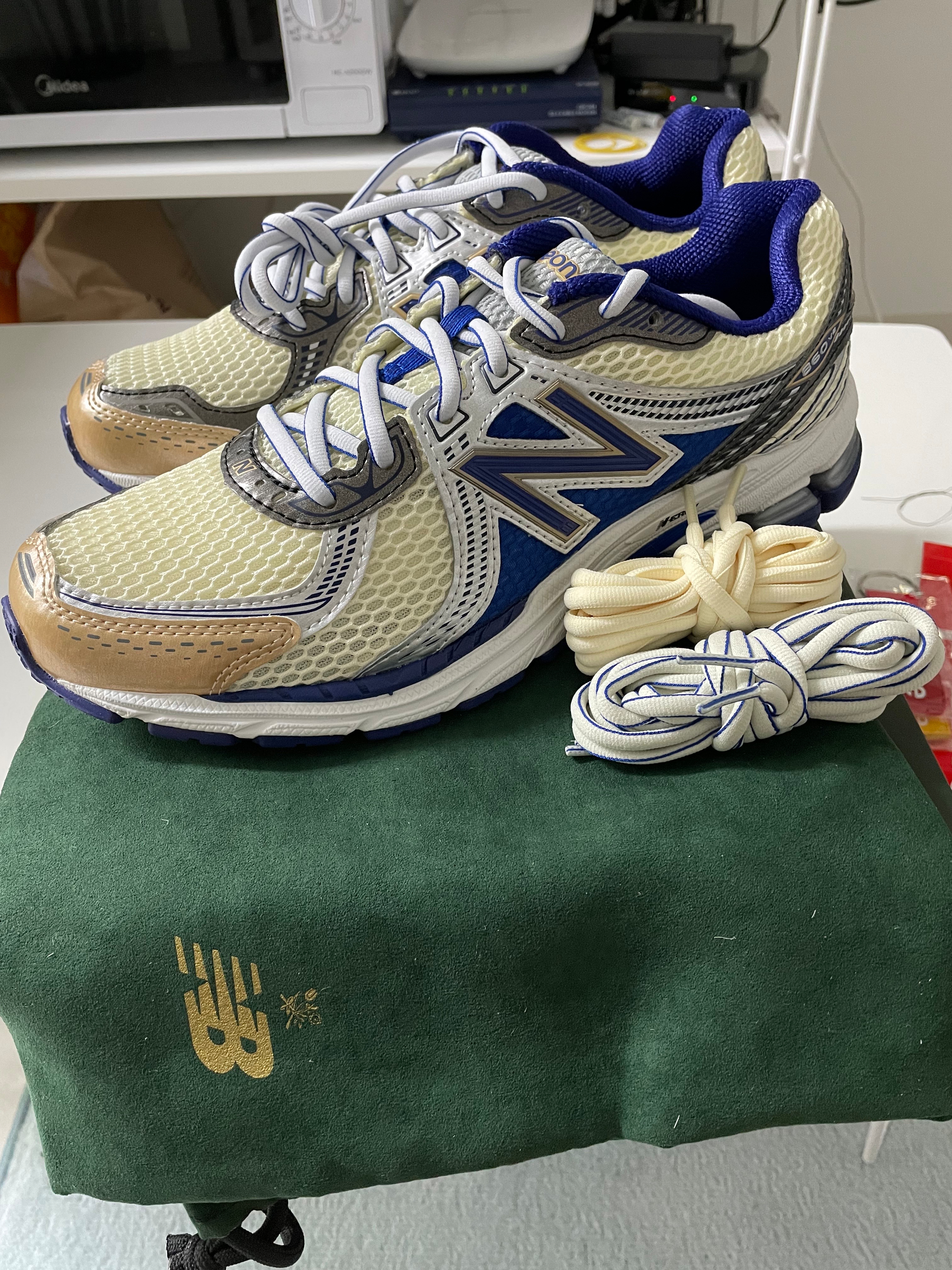 New Balance x Aime Leon Dore 860v2 Blue 착용 스타일