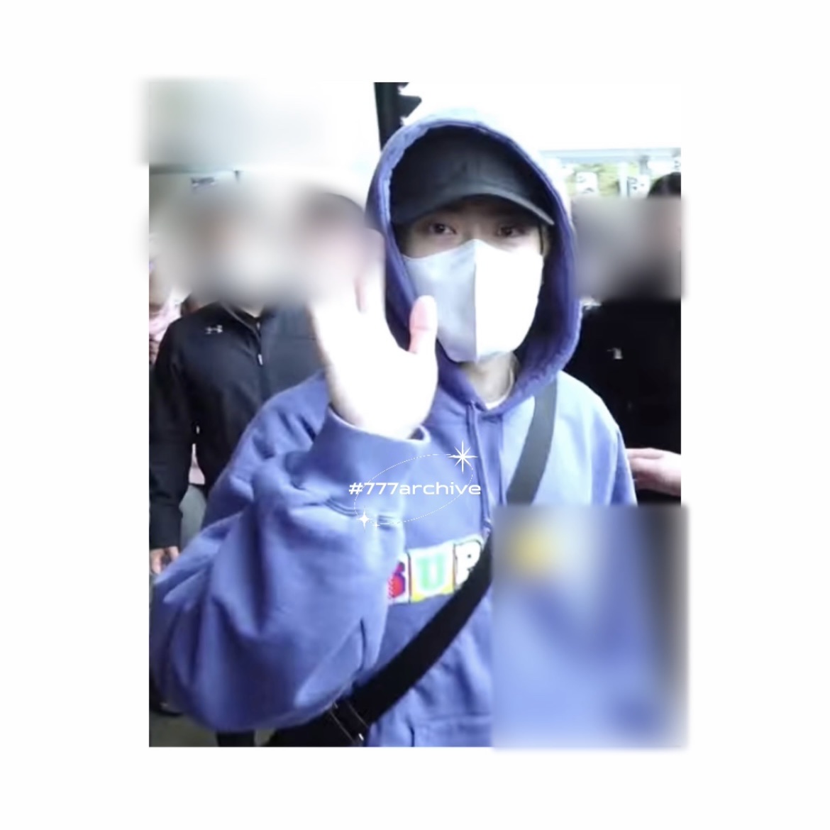 Supreme Beaded Hooded Sweatshirt Light Purple - 23SS 착용 스타일 - 4