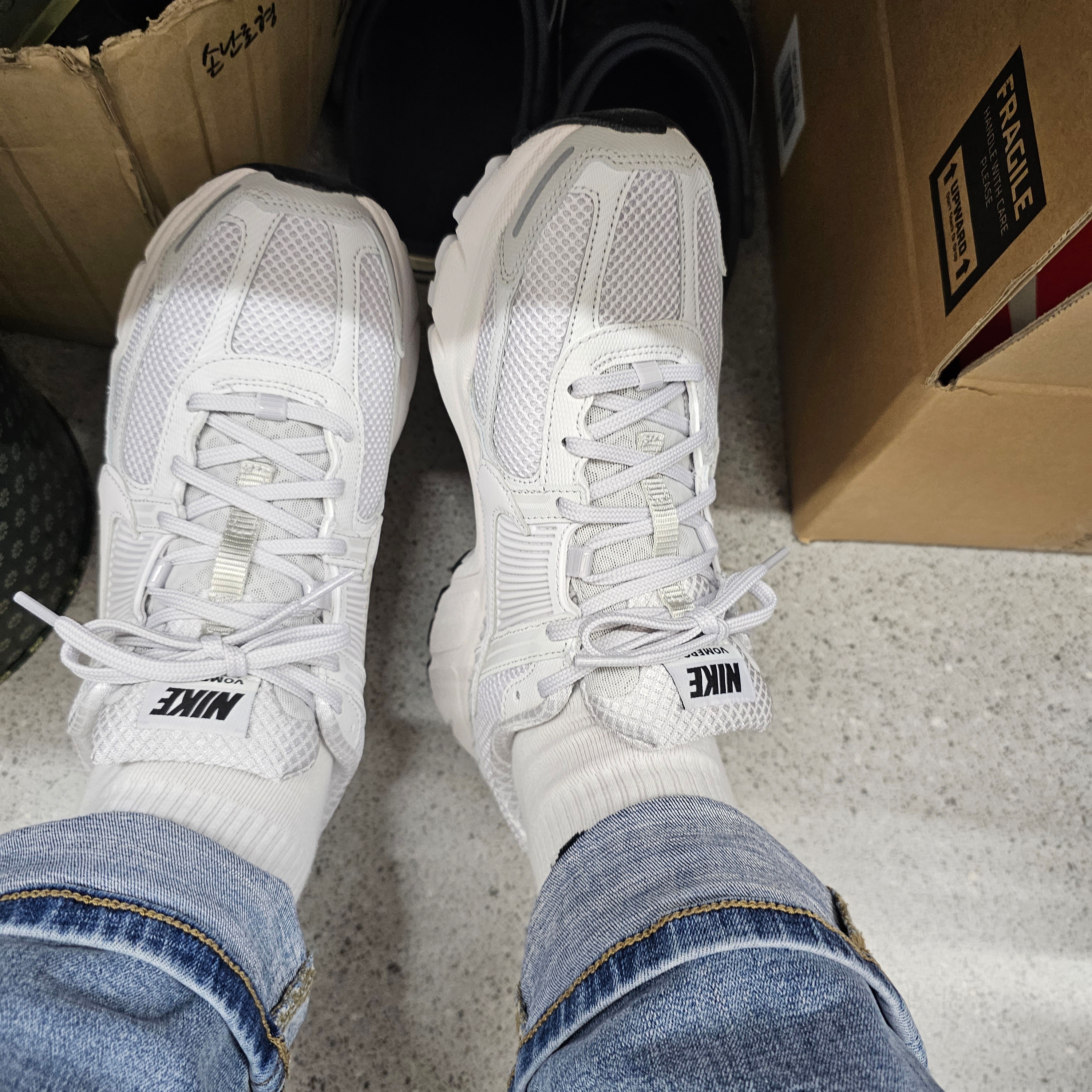 Nike Zoom Vomero 5 SP Vast Grey 2023 착용 스타일 - 1