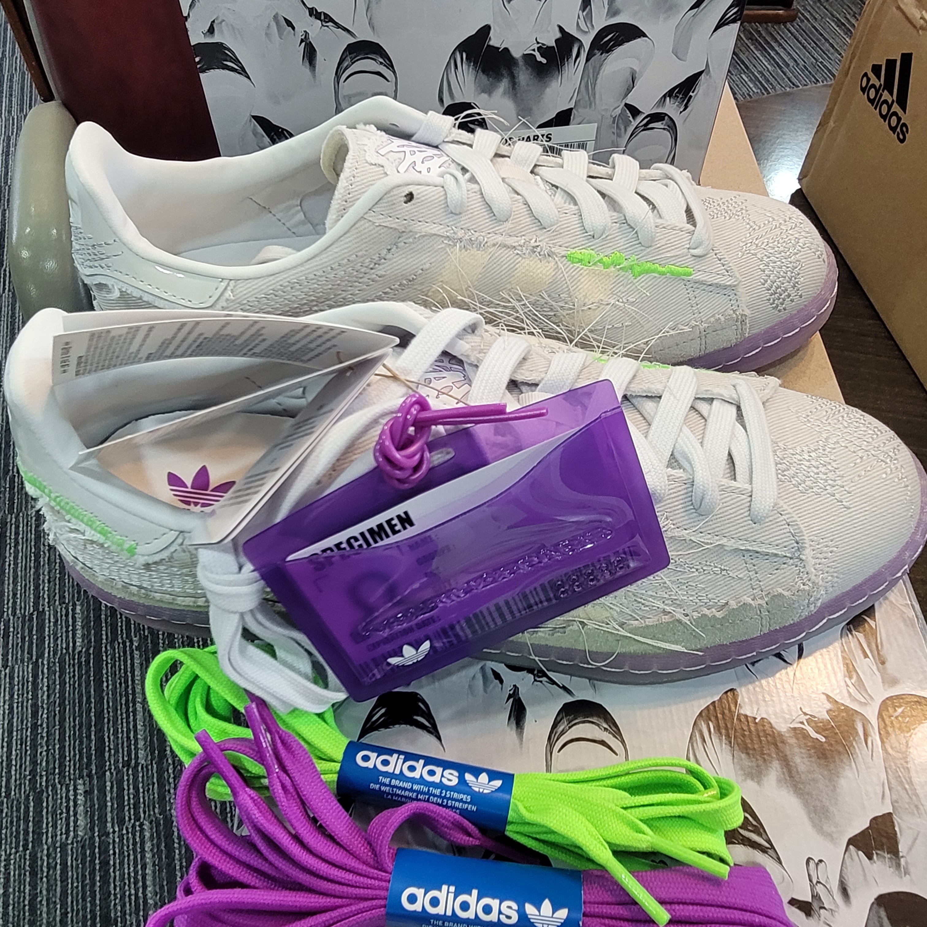 Adidas x Youth of Paris Campus Crystal White 착용 스타일 - 2