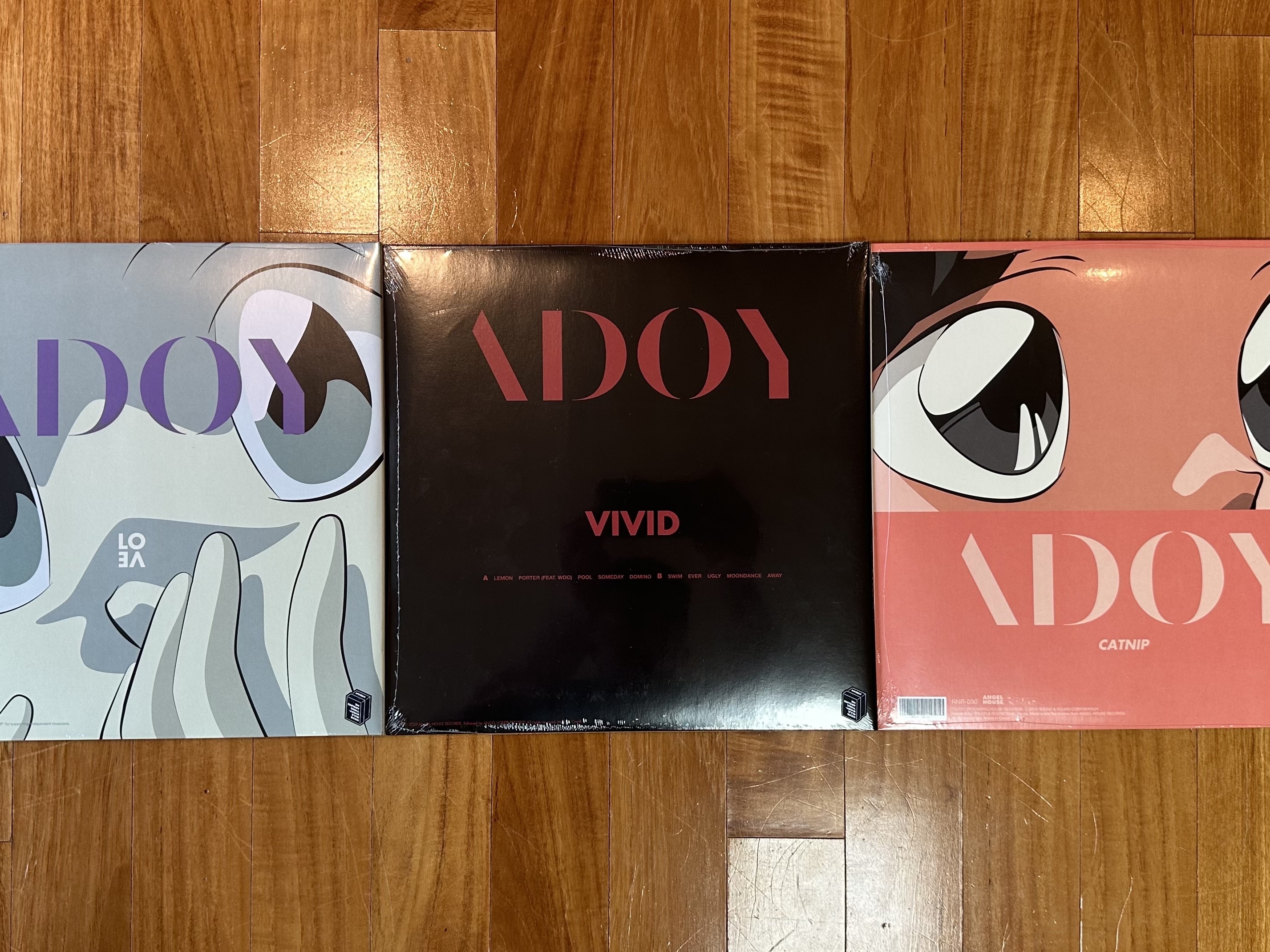 Adoy Catnip LP Blue, Adoy Love LP Green 착용 스타일 - 2