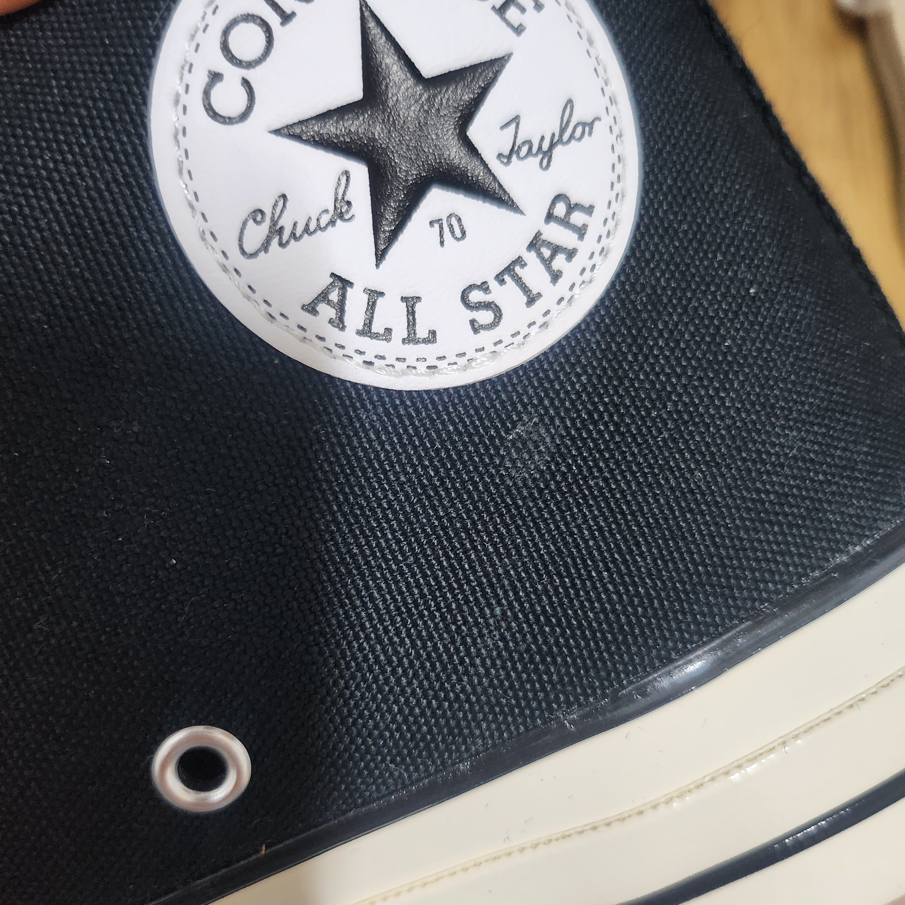 Converse Chuck 70 Hi Black 착용 스타일 - 1