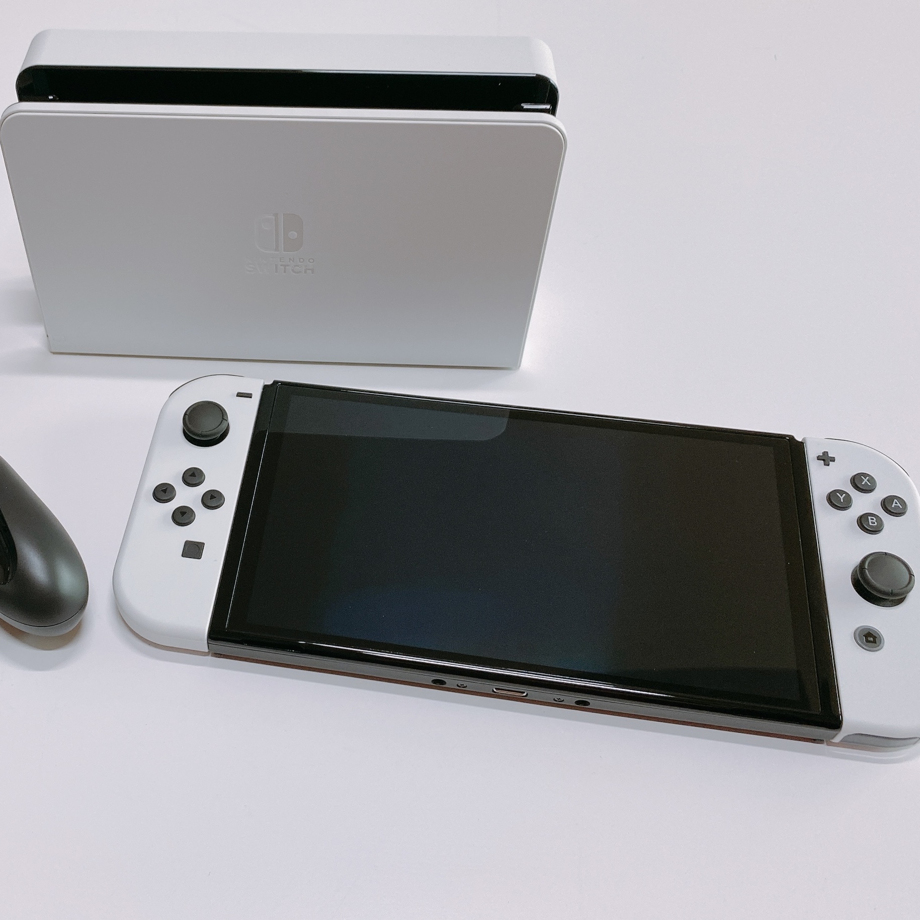 Nintendo Switch OLED White (Korean Ver.) 착용 스타일 - 5
