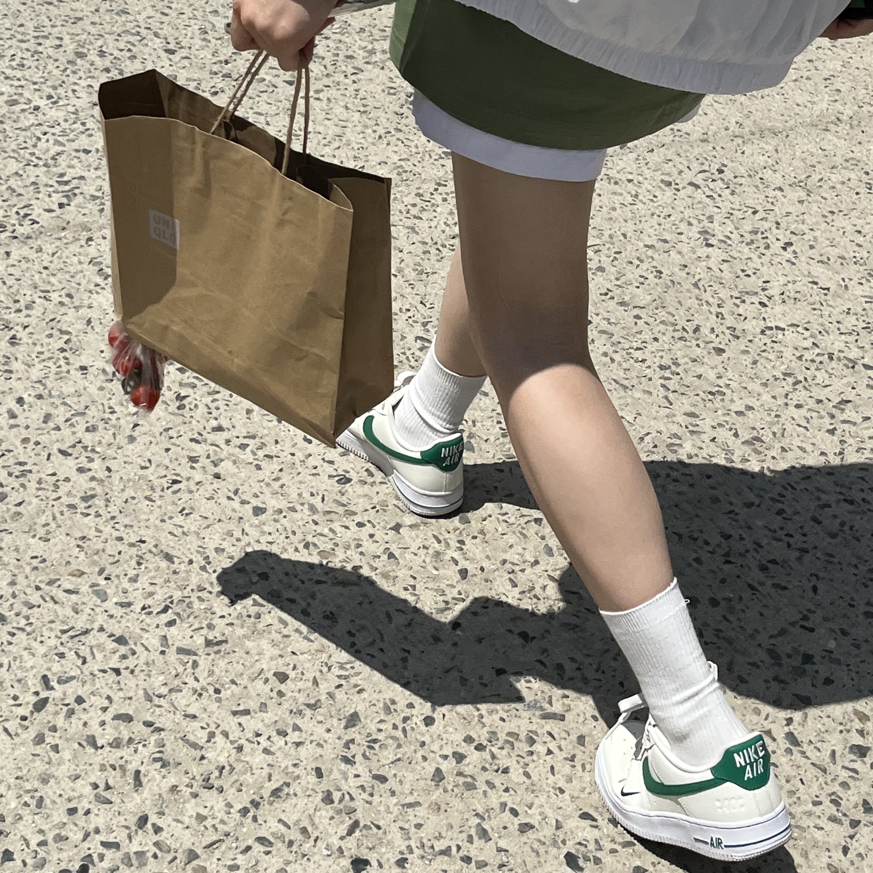 (W) Nike Air Force 1 '07 SE 40th Anniversary Join Forces Sail Malachite 착용 스타일