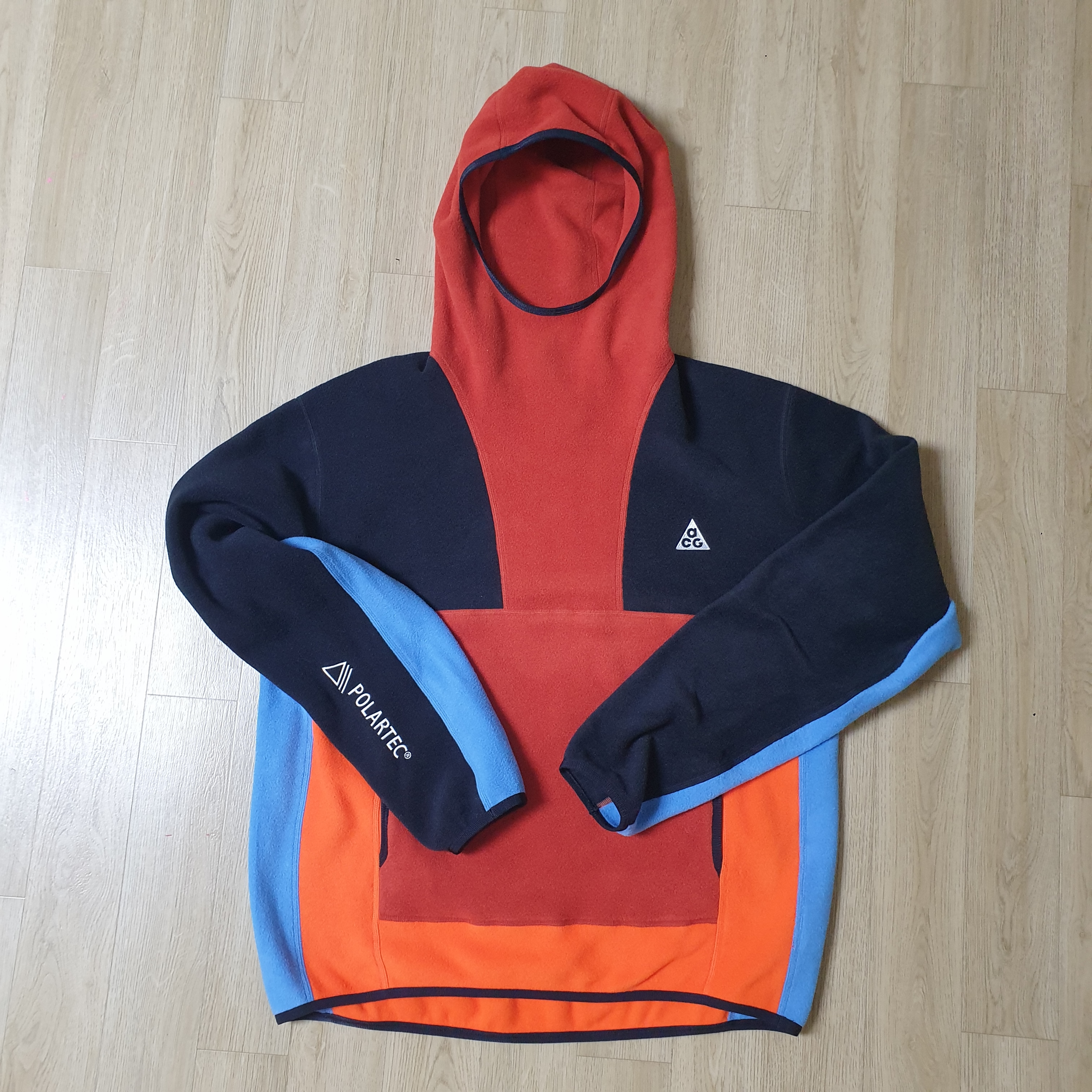 Nike ACG Polartec Wolf Tree Pullover Hoodie Cinnabar - Asia 착용 스타일 - 1