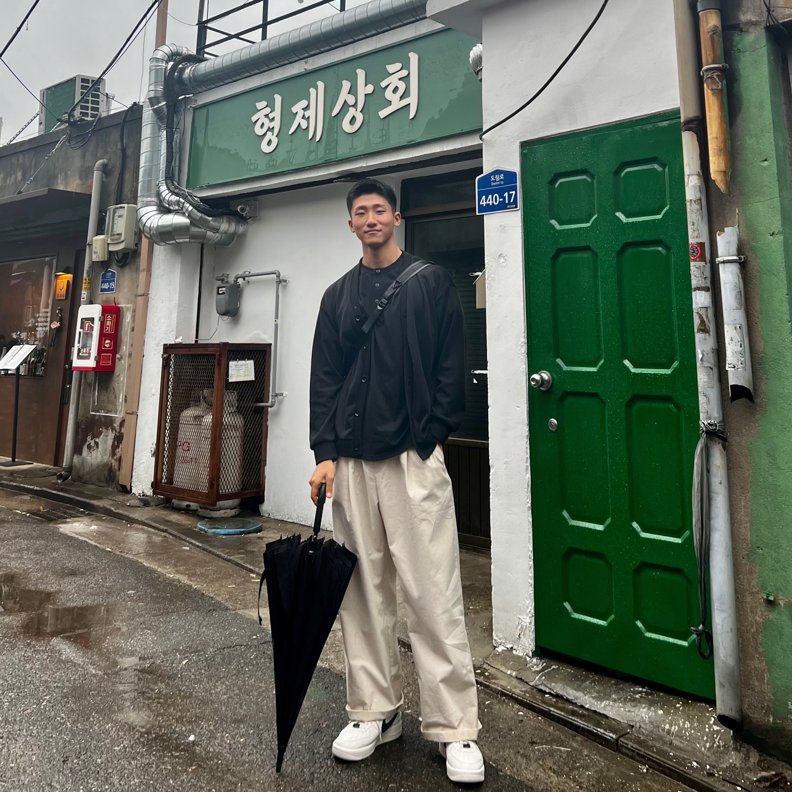 Nike x Ambush Air Force 1 Low SP Phantom 착용 스타일