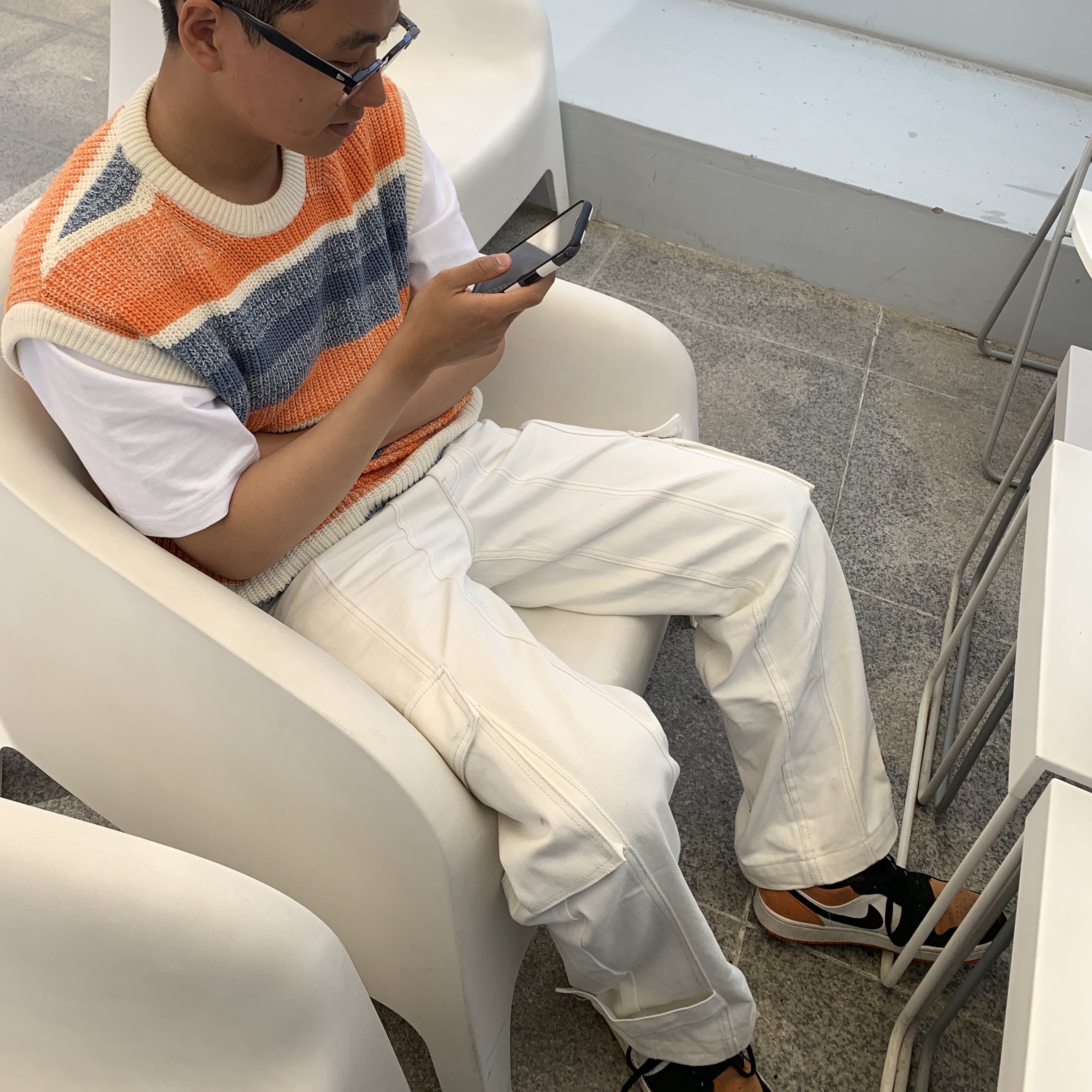 Jordan 1 Low Shattered Backboard 착용 스타일