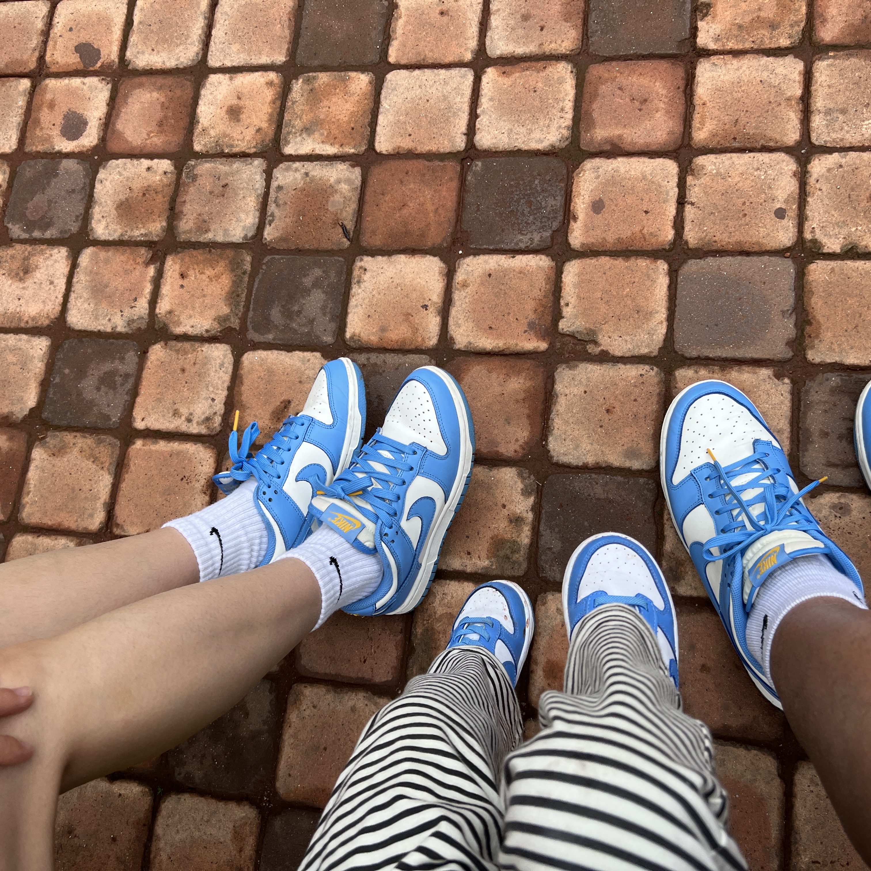 (TD) Nike Dunk Low University Blue, (W) Nike Dunk Low Coast 착용 스타일
