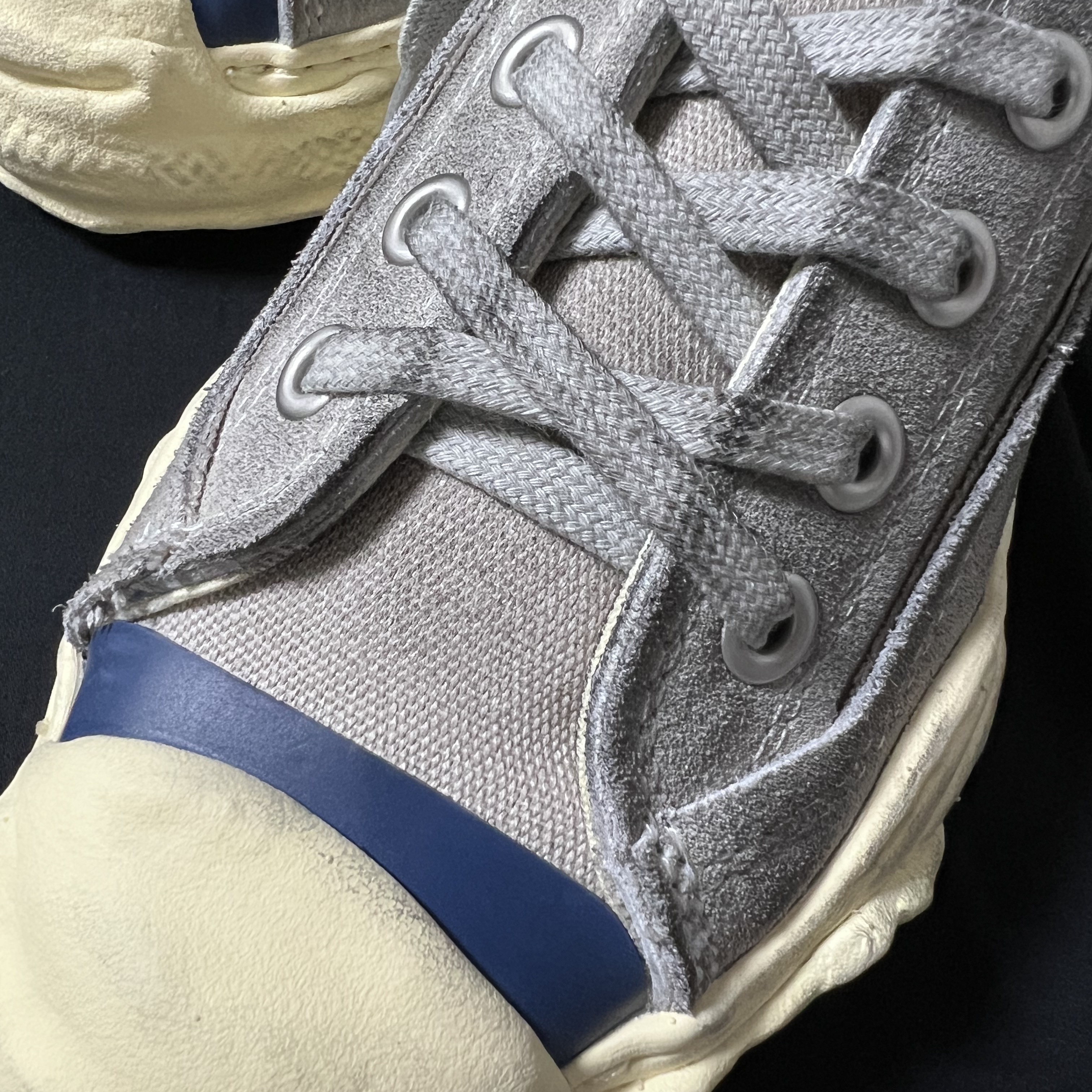 Maison Mihara Yasuhiro x Bed J.W. Ford Hank OG Sole Low-top Sneakers Gray 착용 스타일 - 4