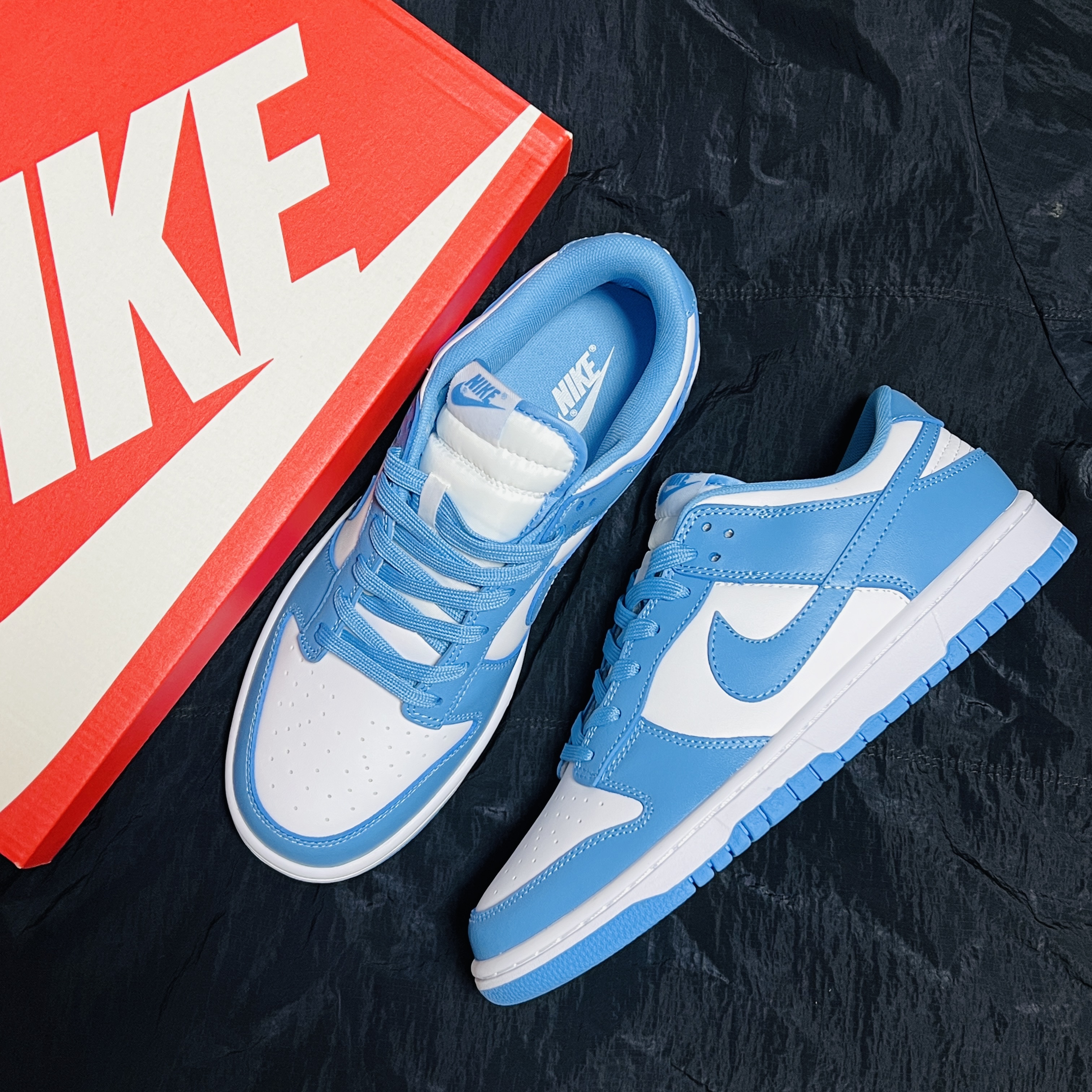 Nike Dunk Low Retro University Blue 착용 스타일