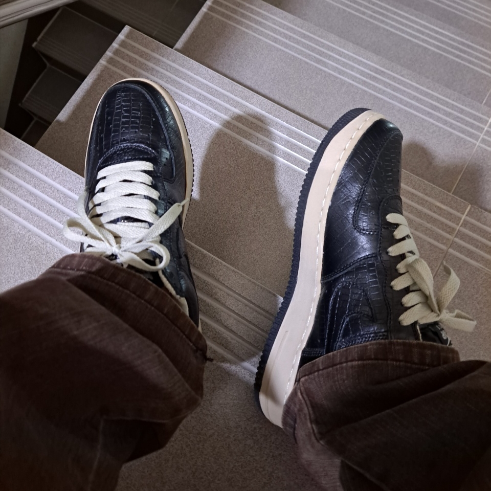 Nike HTM Air Force 1 HTM 2 Black 착용 스타일