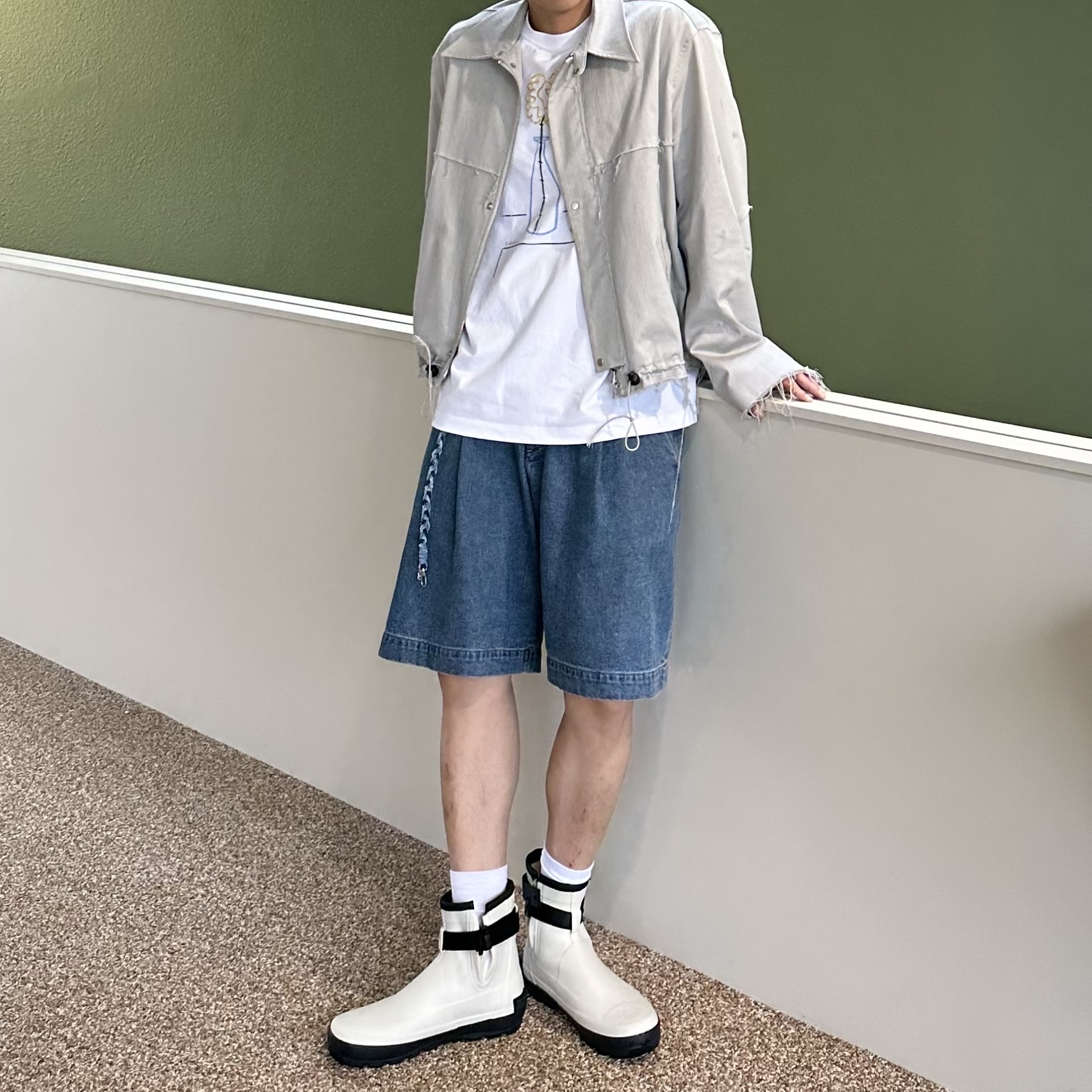 Moonstar 810s ET027 Marke Modi White 착용 스타일 - 2