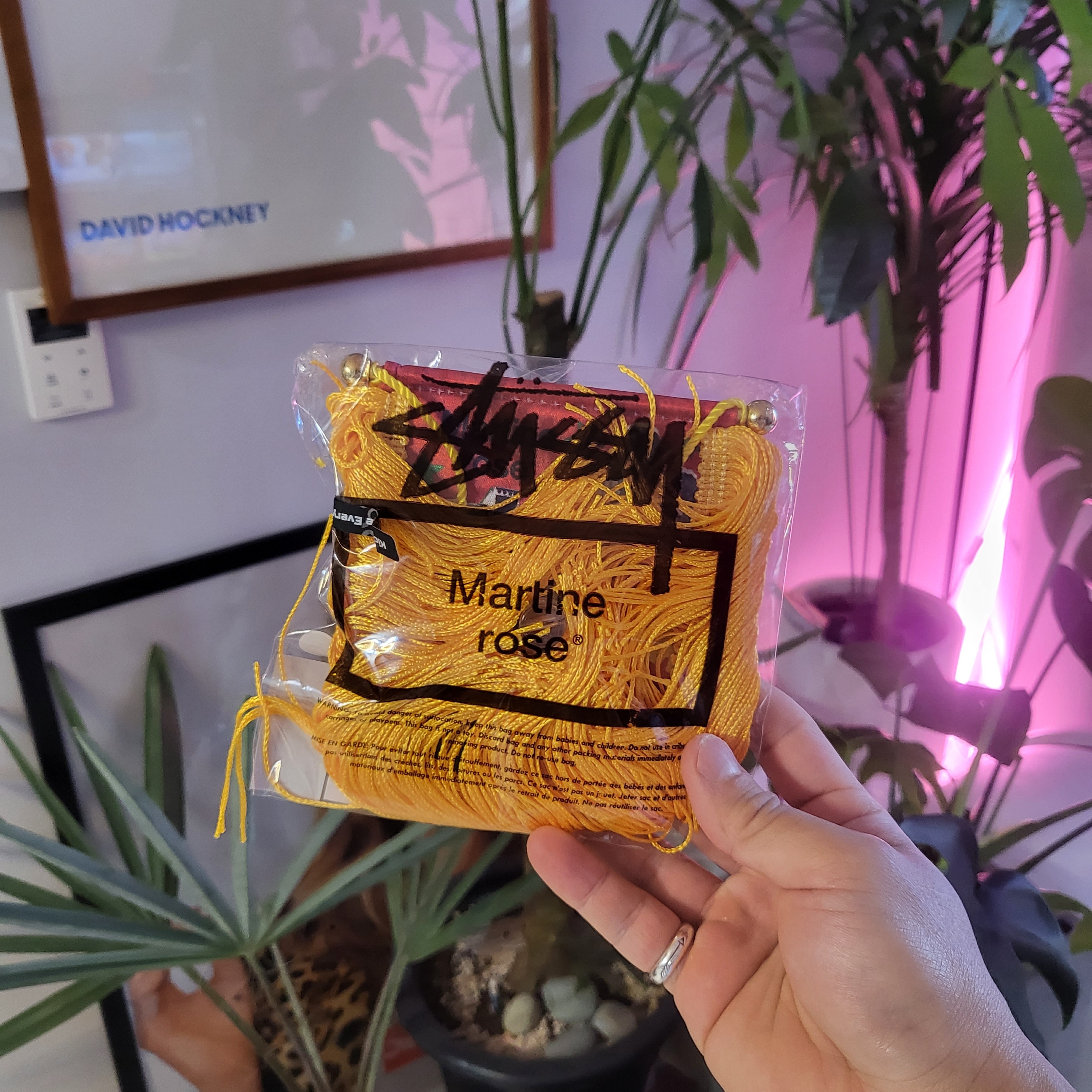 Stussy x Martine Rose Fringed Flag 착용 스타일 - 2