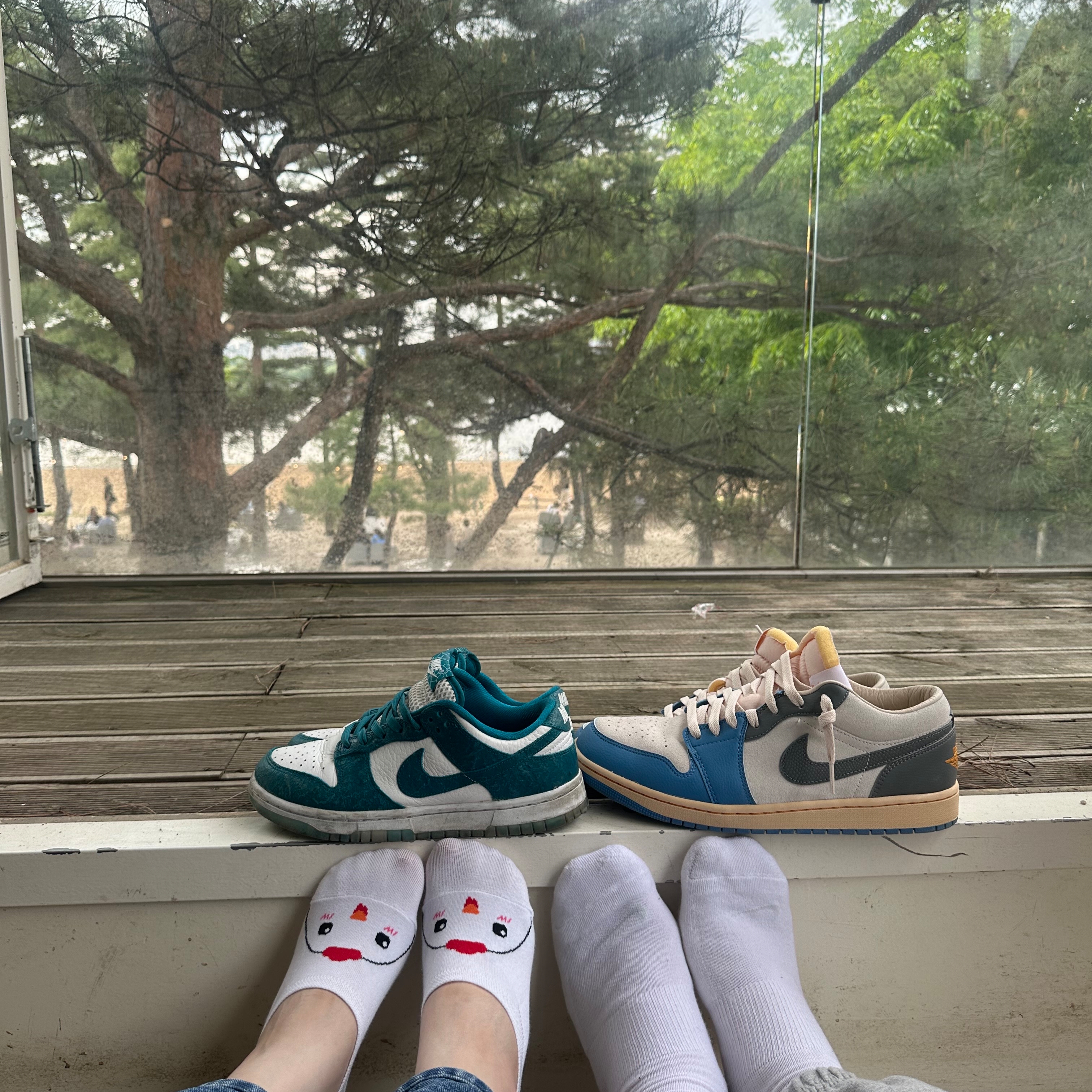 Jordan 1 Low SE Tokyo 96, (W) Nike Dunk Low Ocean 착용 스타일 - 3