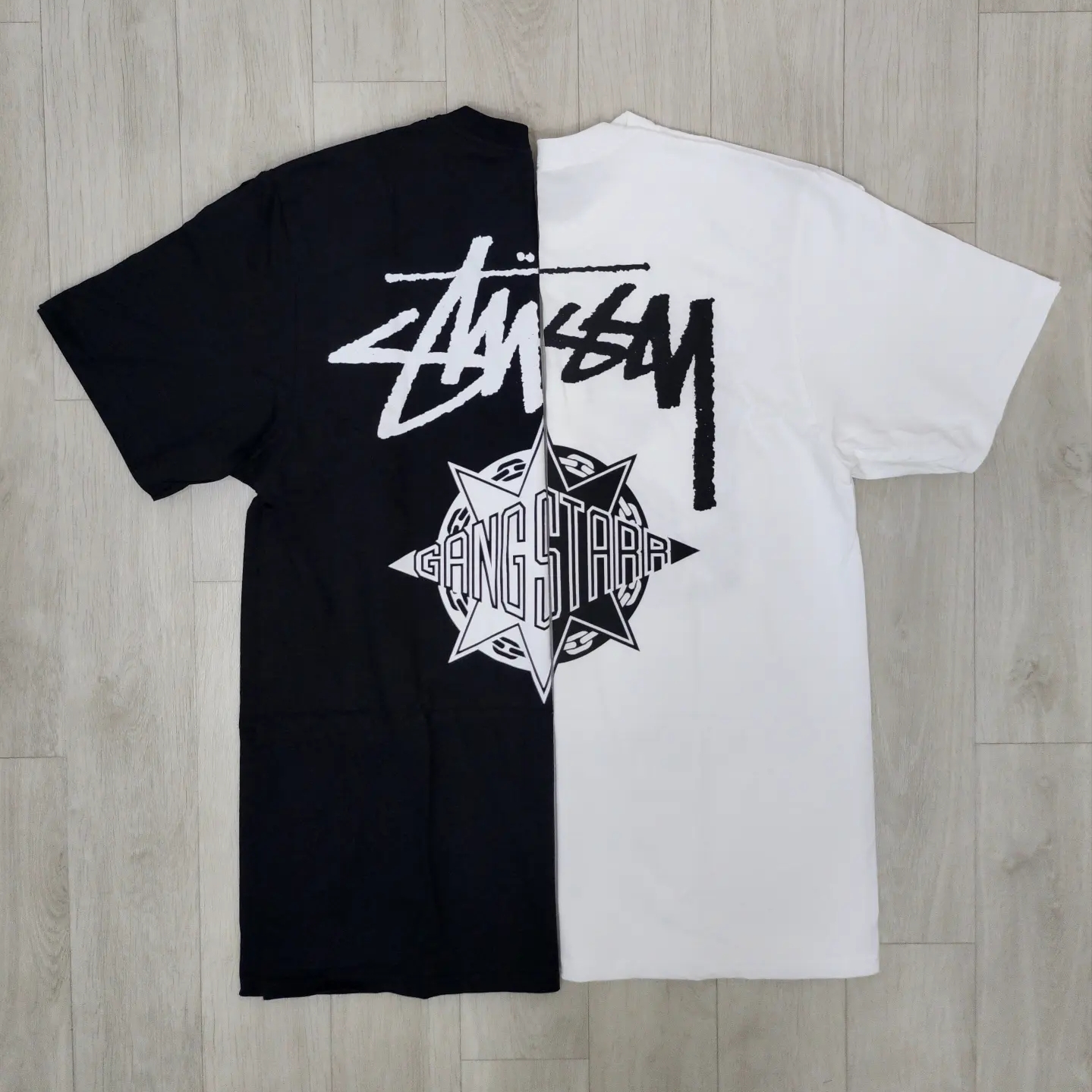 Stussy x Gang Starr Take It Personal T-Shirt Black, Stussy x Gang Starr Take It Personal T-Shirt White 착용 스타일 - 3